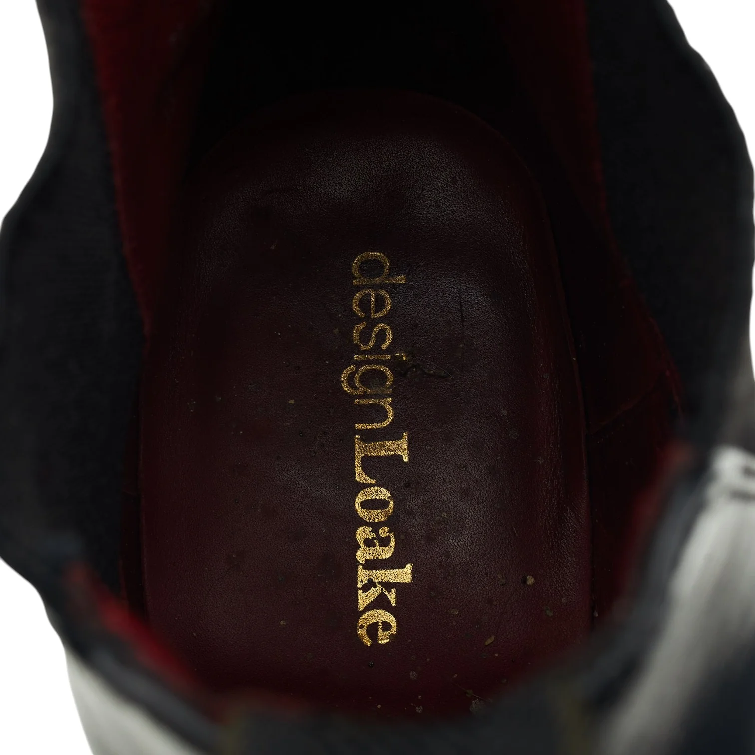 Design 'Hoskins' Black Leather Chelsea Boots UK 8 F - Image 6