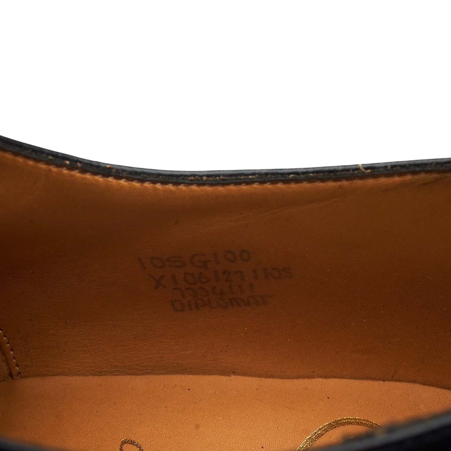 'Diplomat' Black Leather Oxford Brogues UK 10.5 G - Image 7
