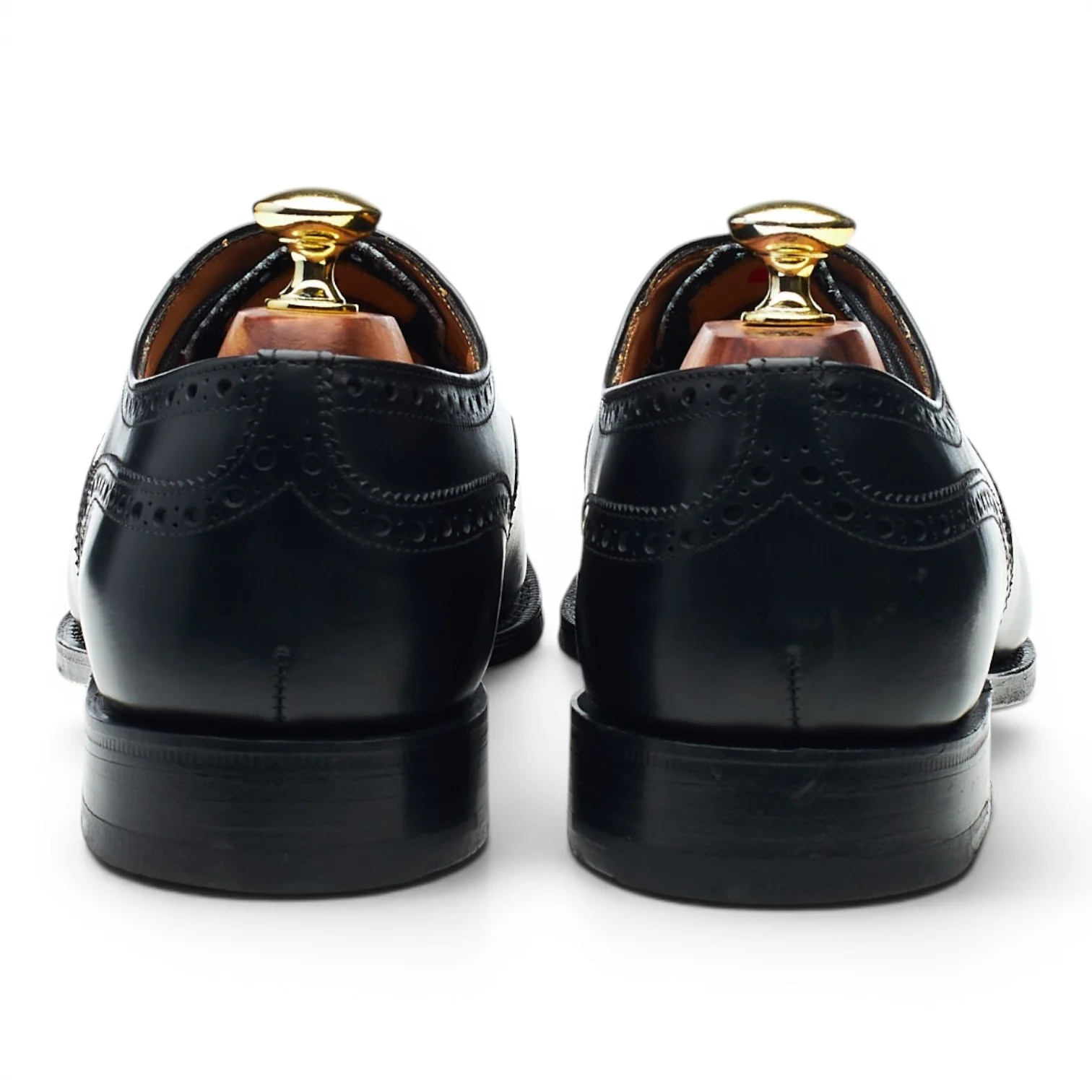 'Diplomat' Black Leather Oxford Brogues UK 7.5 F - Image 4
