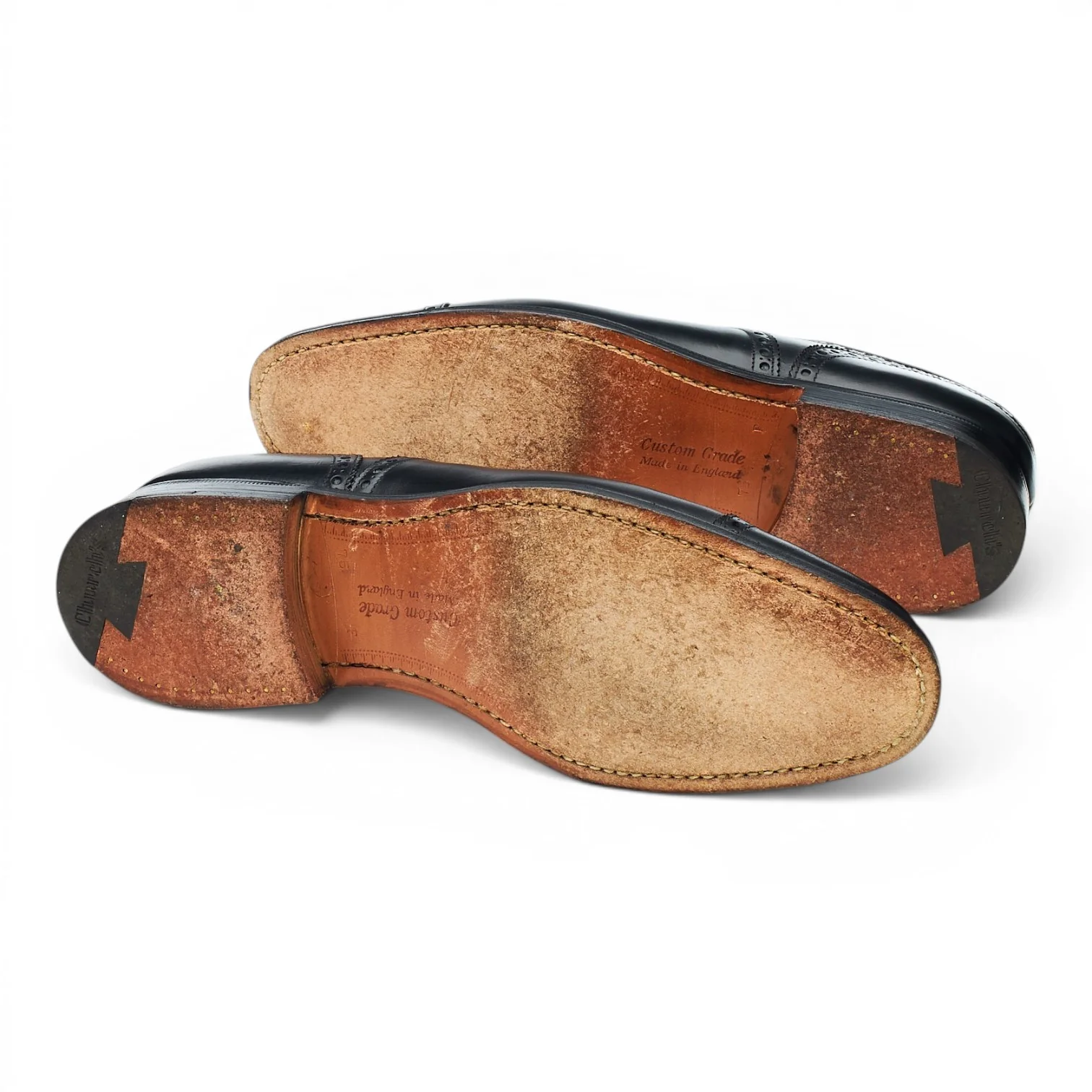 'Diplomat' Black Leather Oxford Brogues UK 7.5 F - Image 5