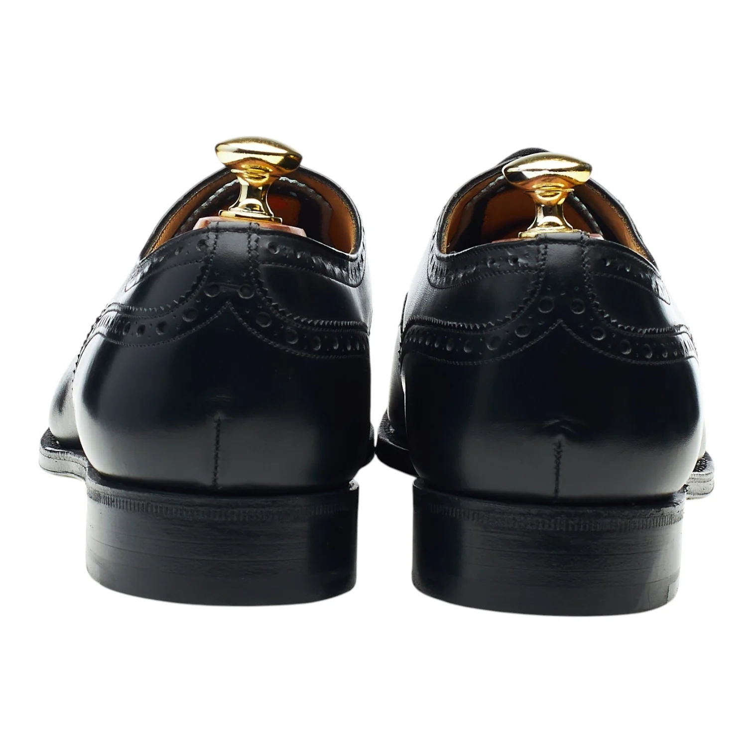 'Diplomat' Black Leather Oxford Brogues UK 8.5 F - Image 4