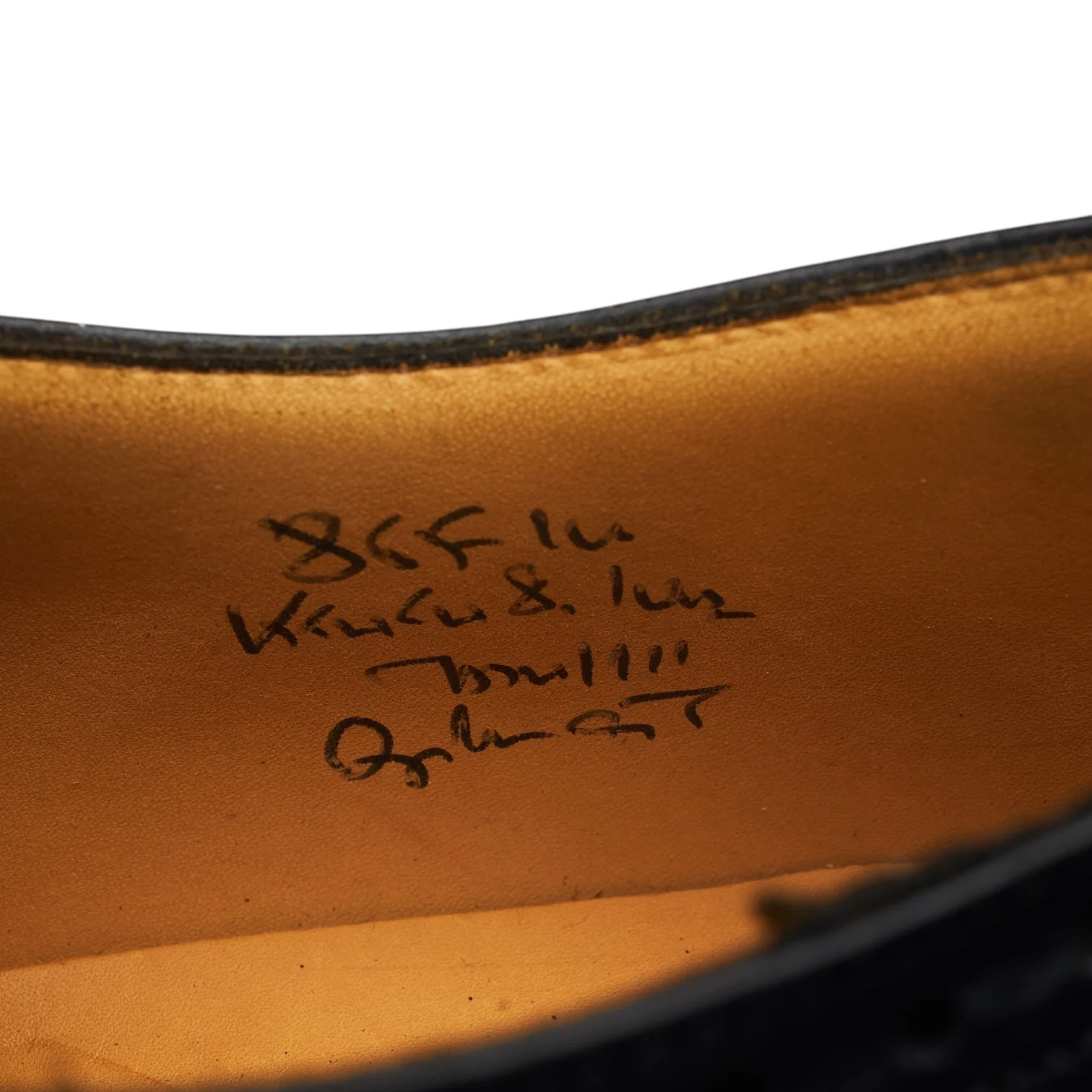 'Diplomat' Black Leather Oxford Brogues UK 8.5 F - Image 7