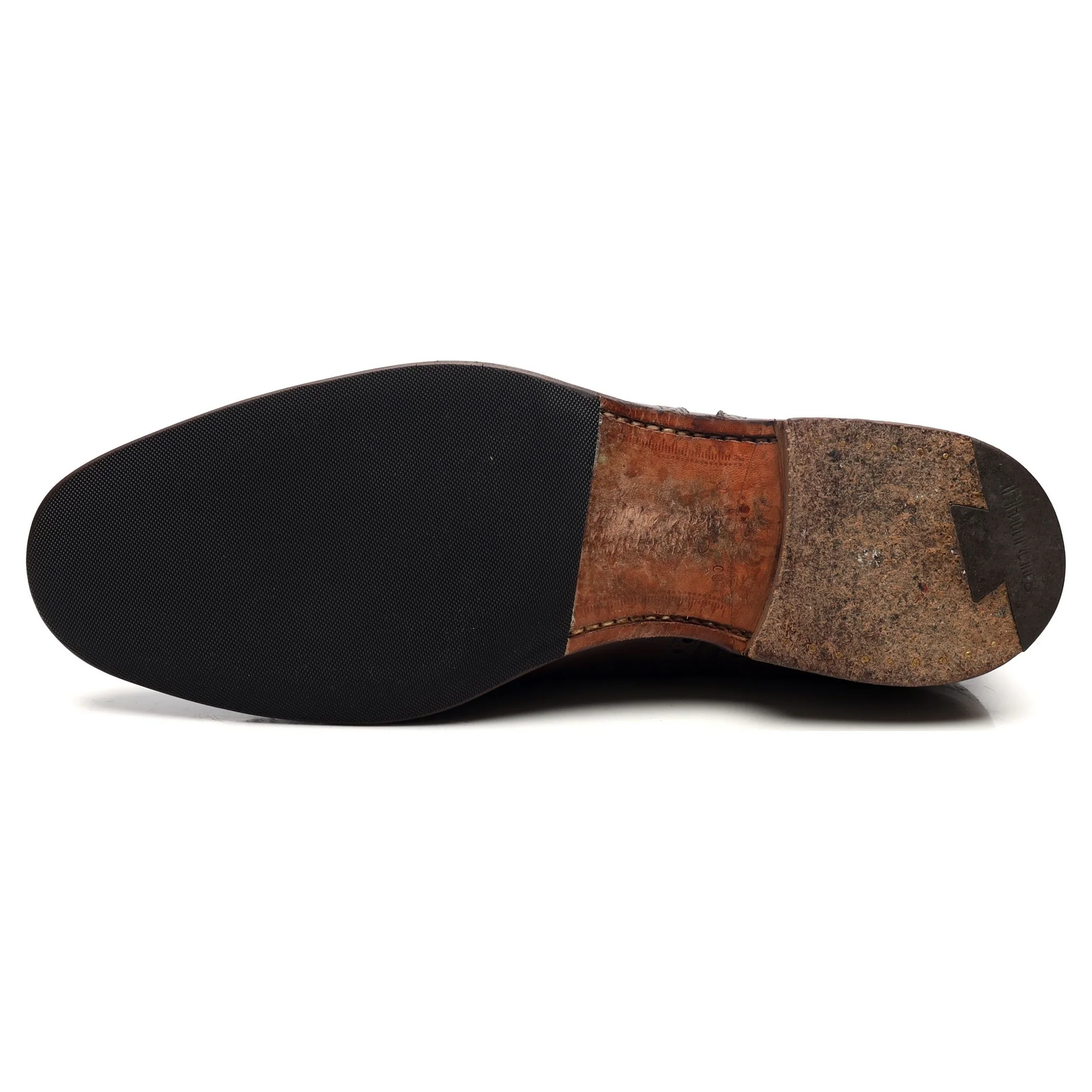 'Diplomat' Dark Brown Leather Oxford Brogues UK 9 F - Image 10