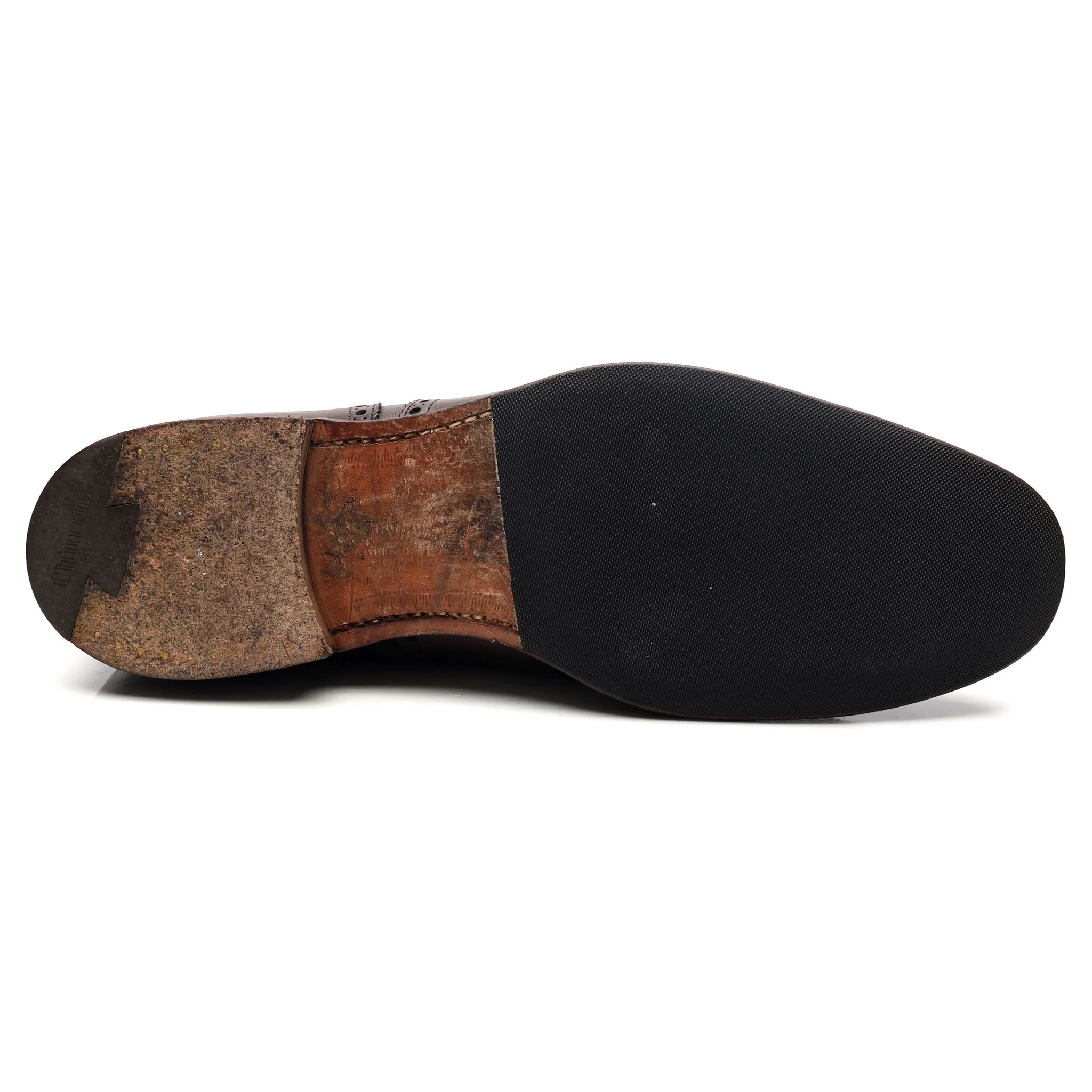 'Diplomat' Dark Brown Leather Oxford Brogues UK 9 F - Image 11