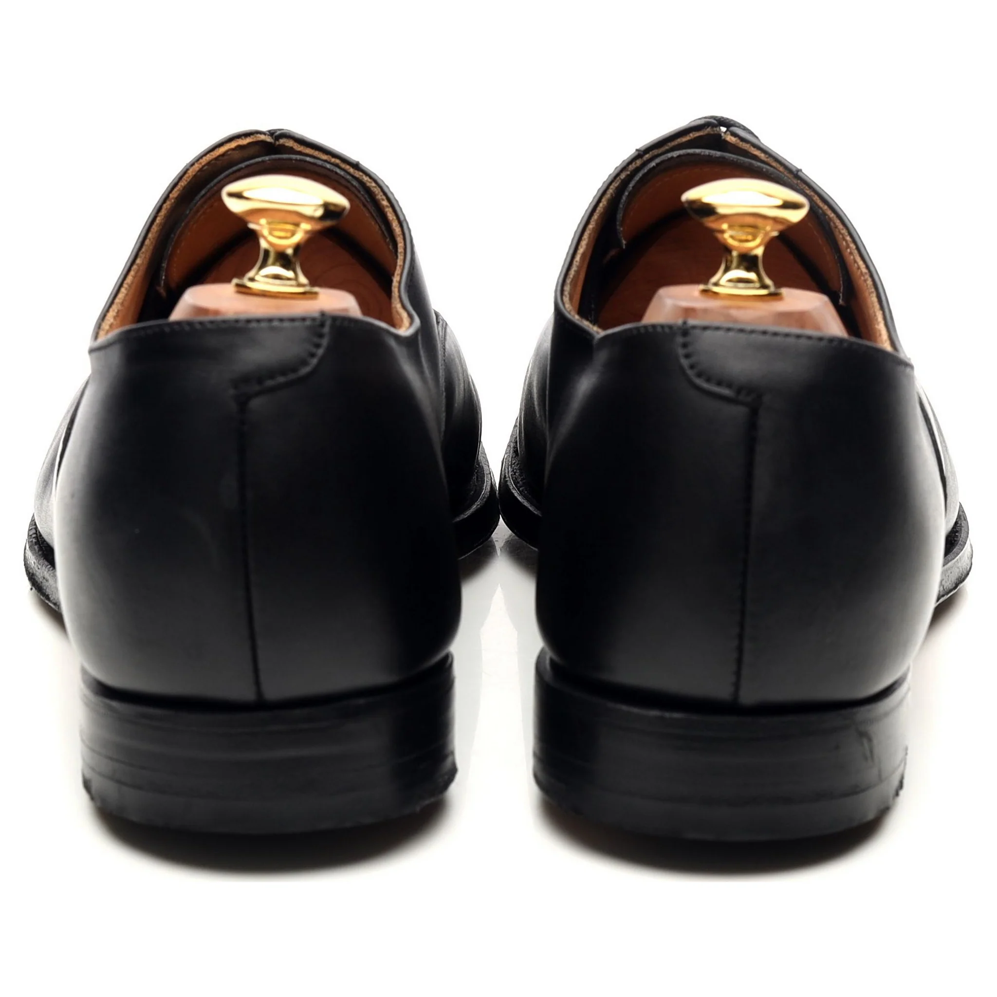 'Dorset 2' Black Leather Oxford UK 10 E - Image 4