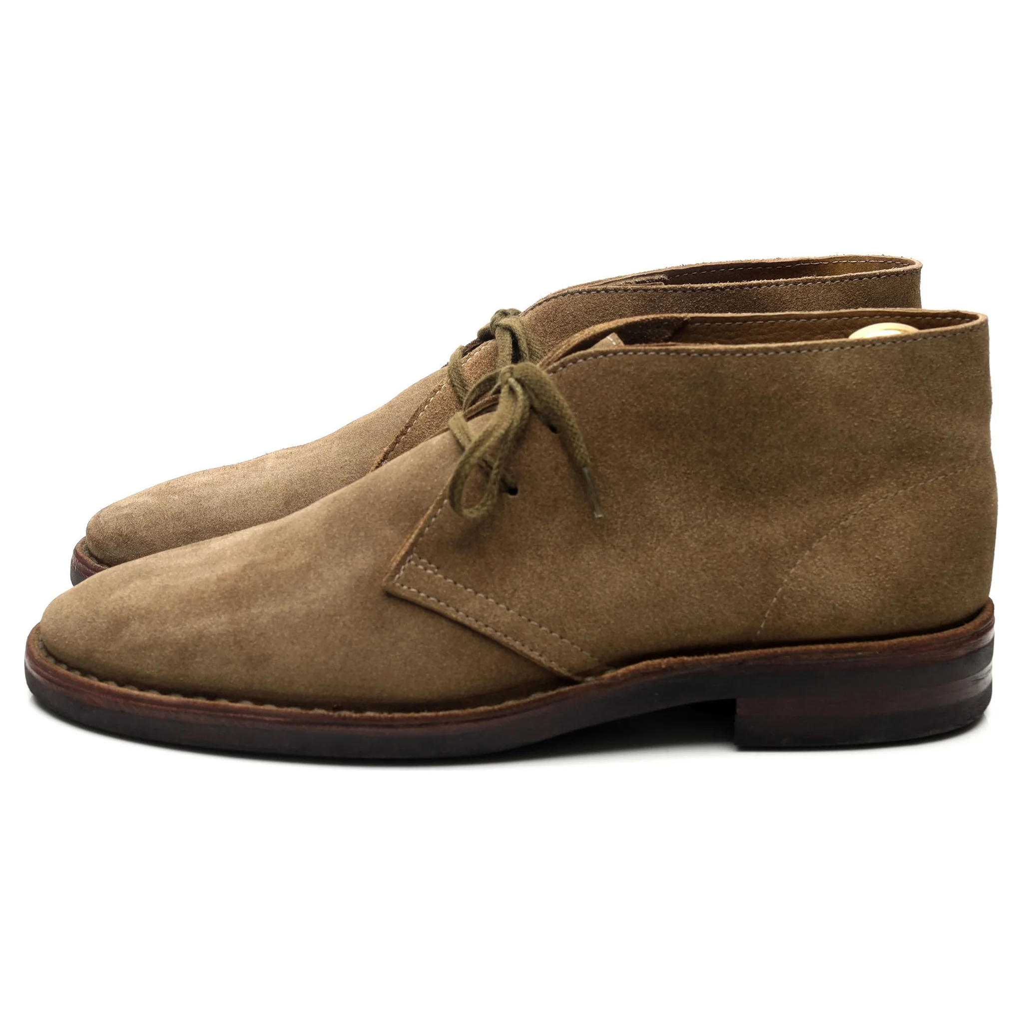 'Clifford' Taupe Brown Suede Chukka Boots UK 10.5 - Image 2