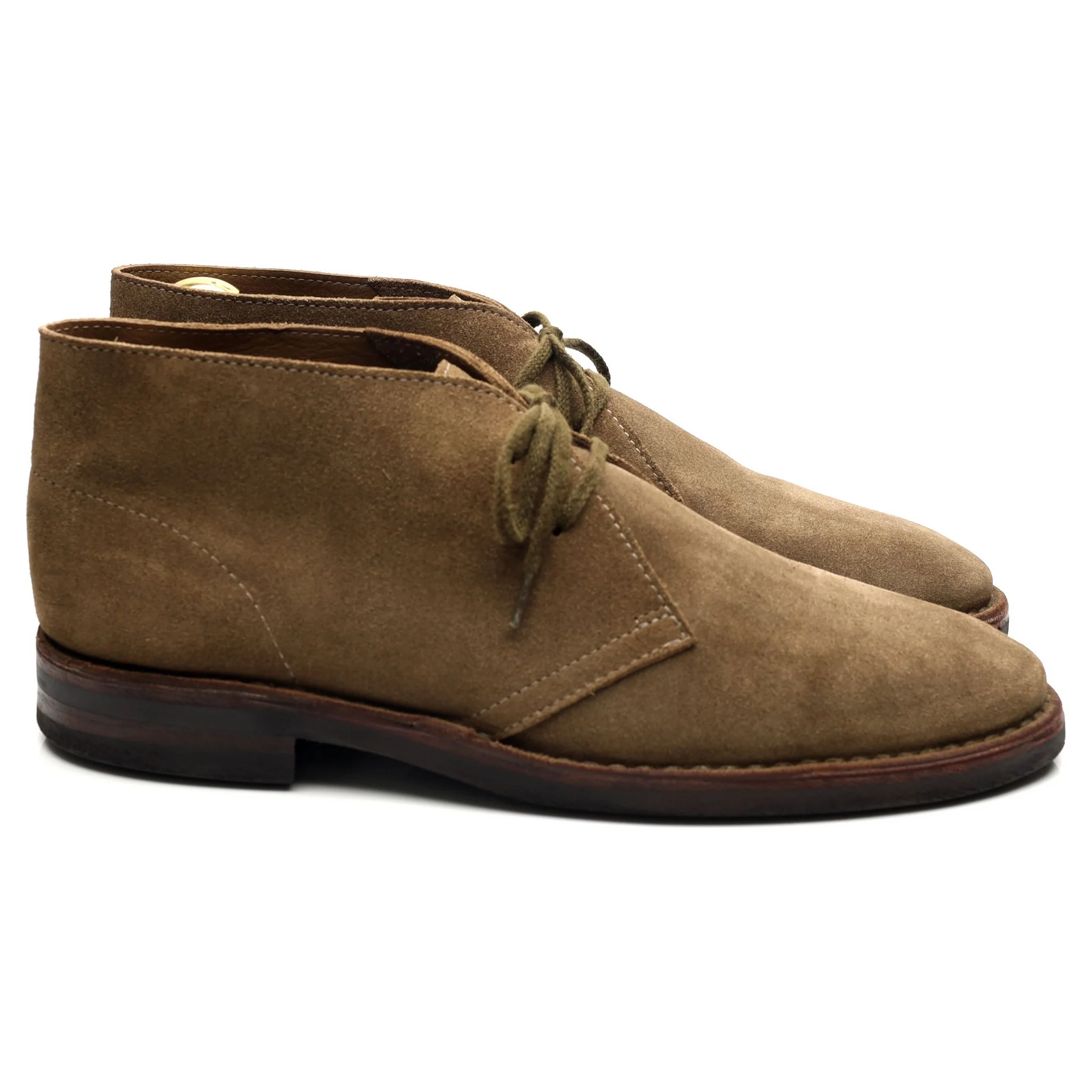 'Clifford' Taupe Brown Suede Chukka Boots UK 10.5 - Image 6