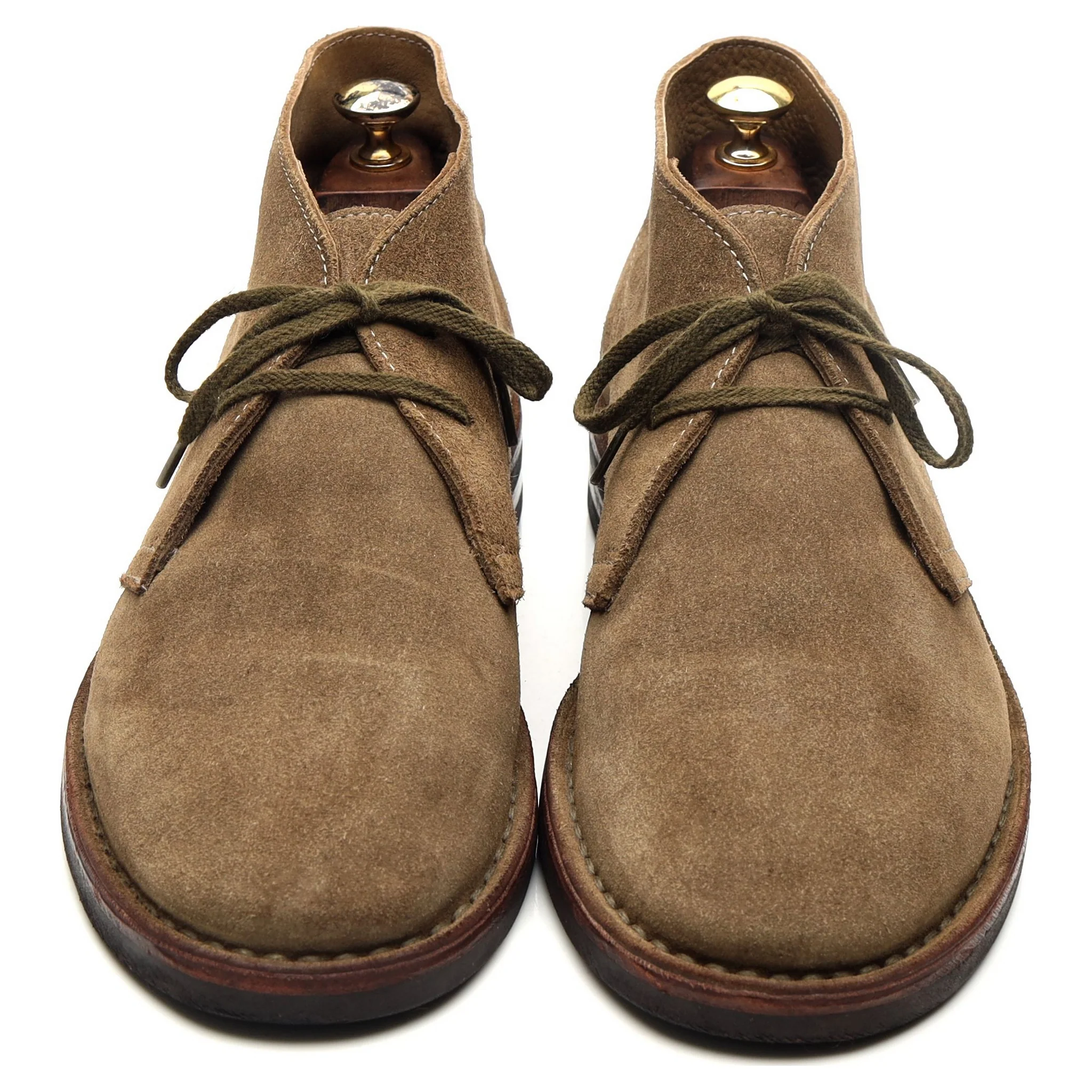 'Clifford' Taupe Brown Suede Chukka Boots UK 10.5 - Image 9