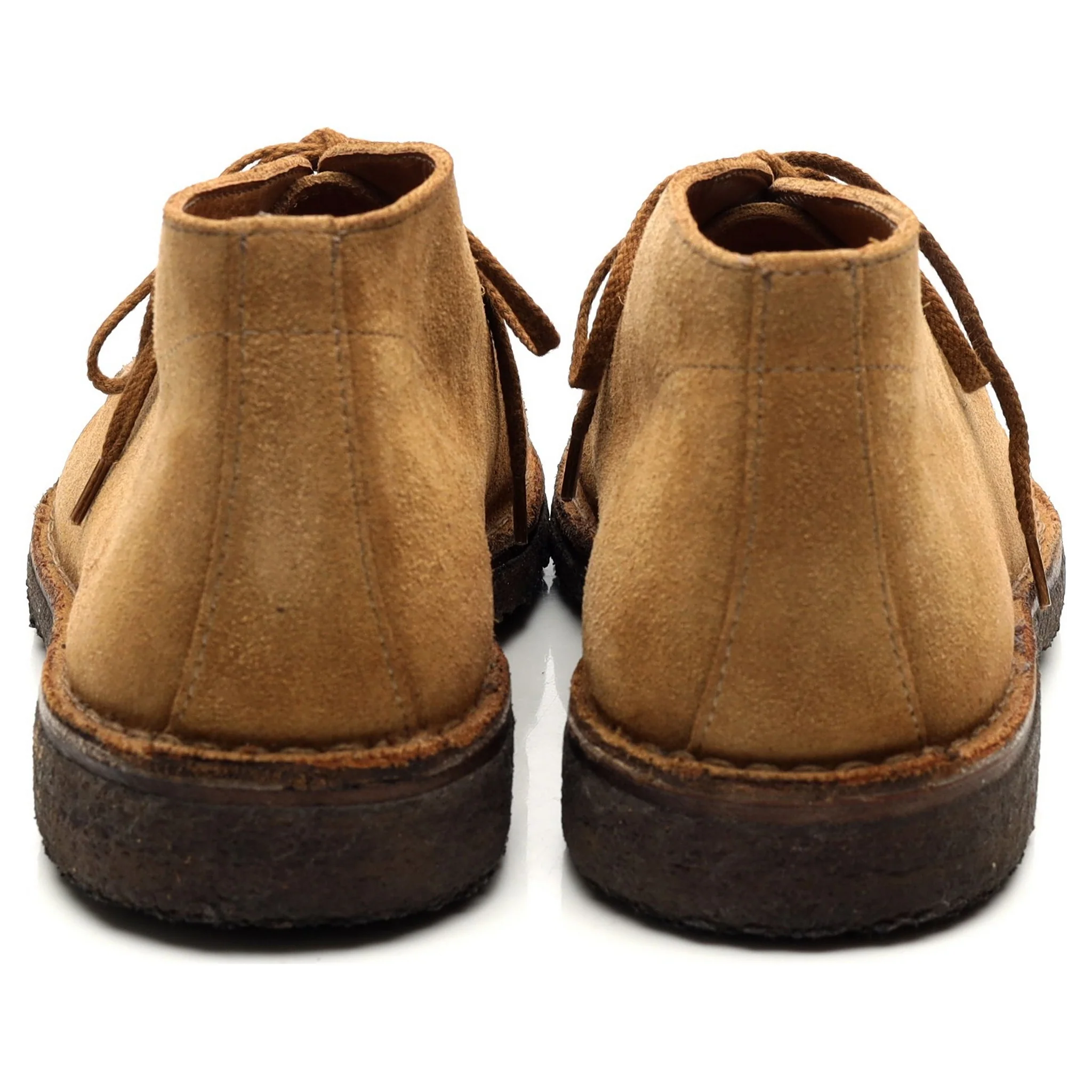 'Crosby' Tan Brown Suede Moc-Toe Chukka Boots UK 9.5 - Image 4