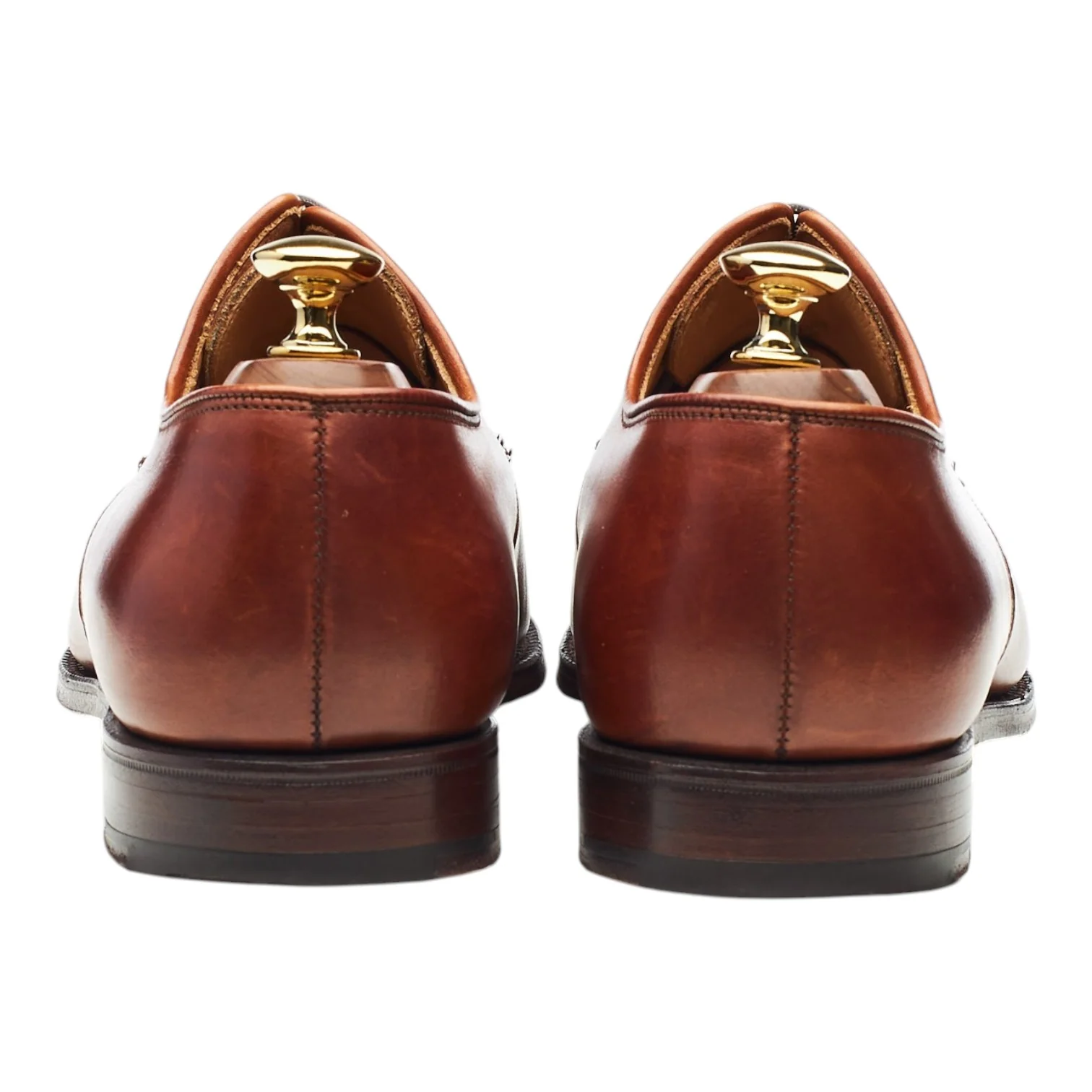 'Draycott' Tan Brown Leather Derby UK 6 G - Image 4