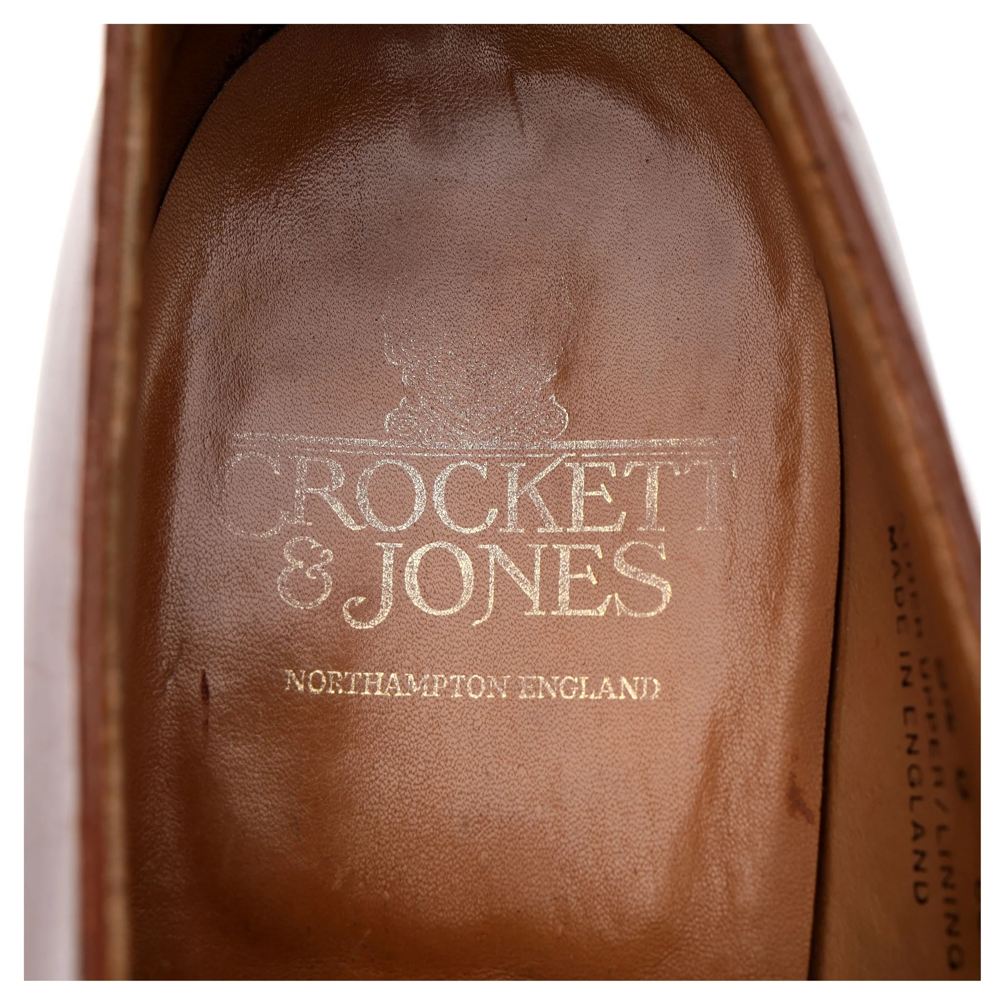 'Draycott' Tan Brown Leather Cap Toe Derby UK 8.5 G - Image 12