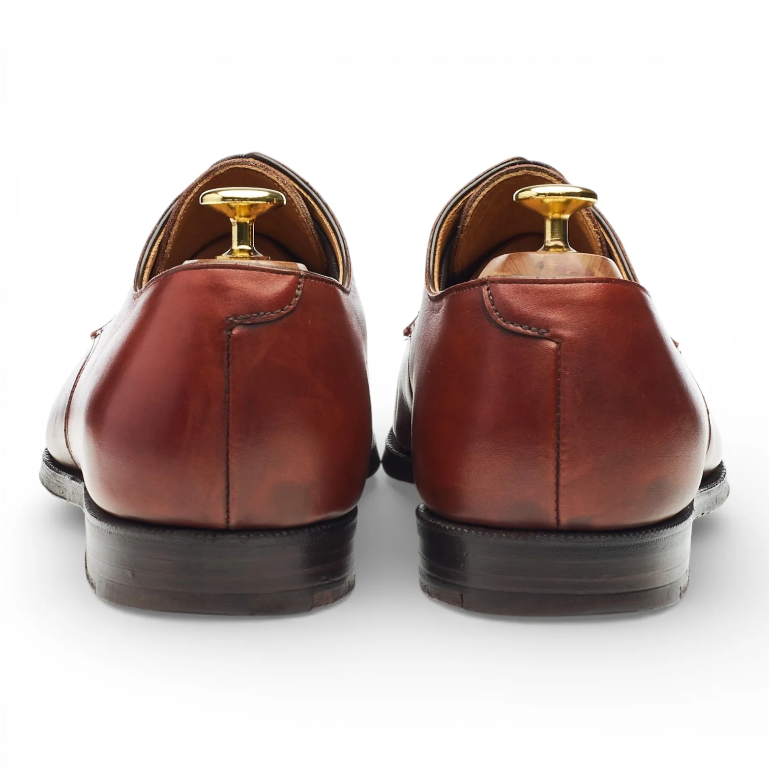 'Draycott' Tan Brown Leather Derby UK 9 G - Image 4