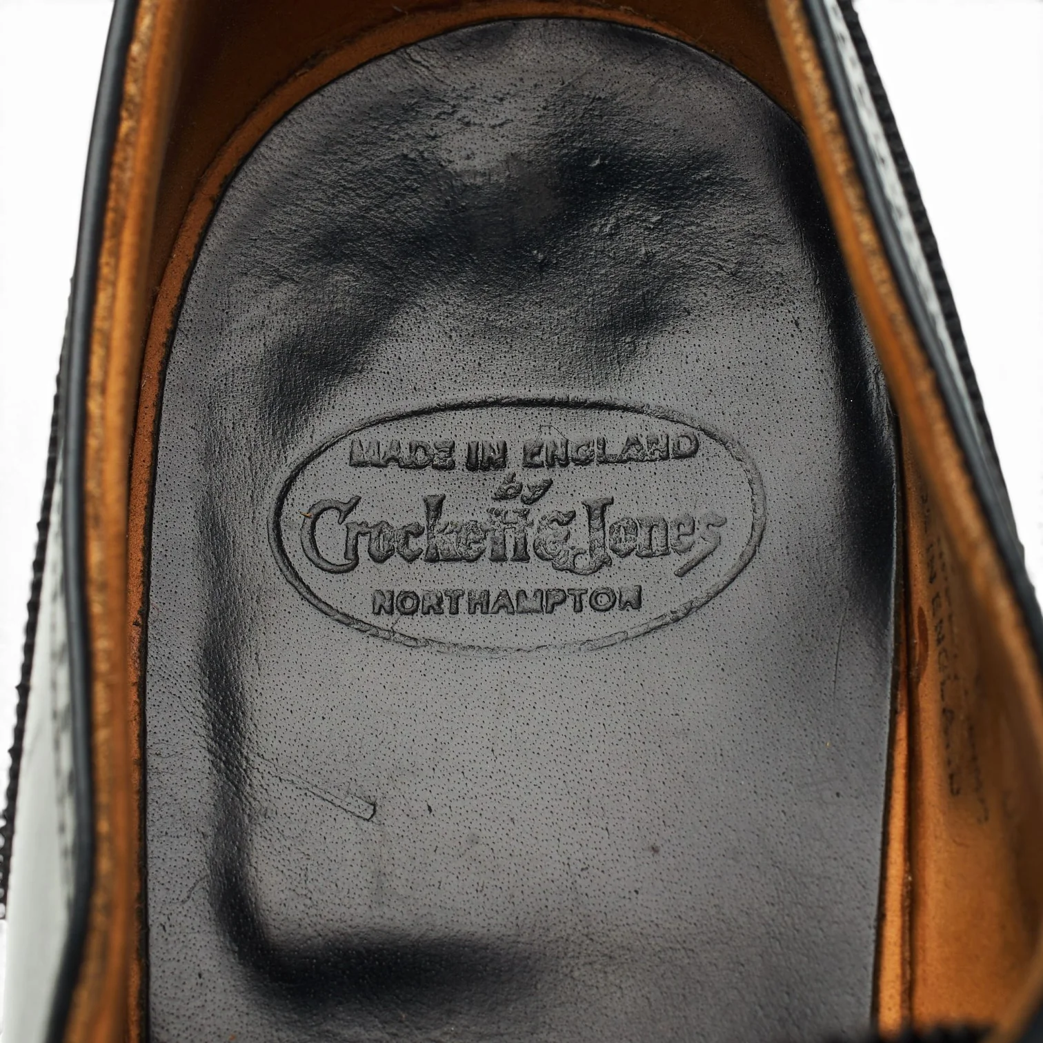 'Drummond' Black Leather Oxford Brogues UK 7 E - Image 6
