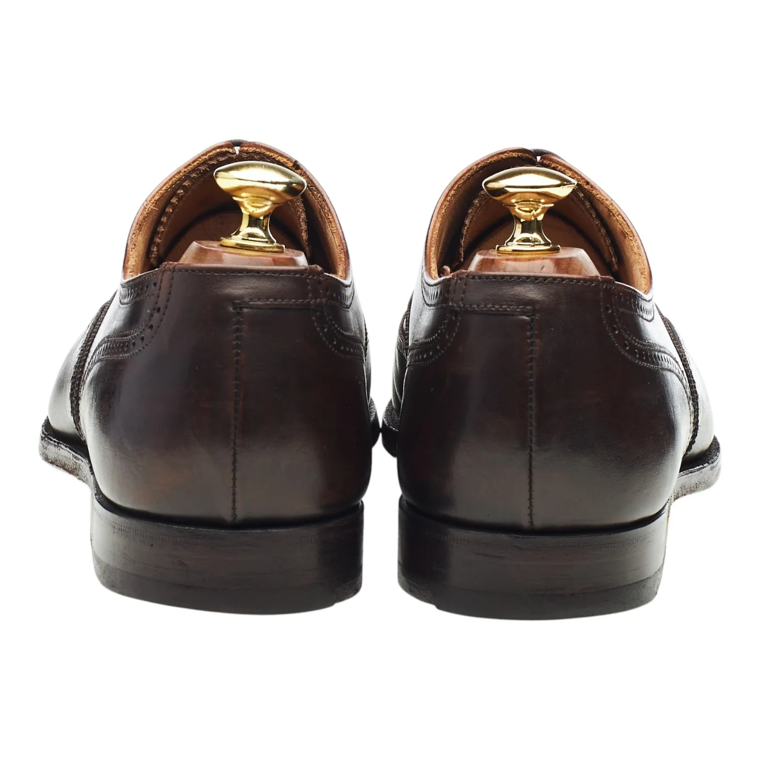 'Drummond' Dark Brown Leather Oxford Brogues UK 8.5 E - Image 4