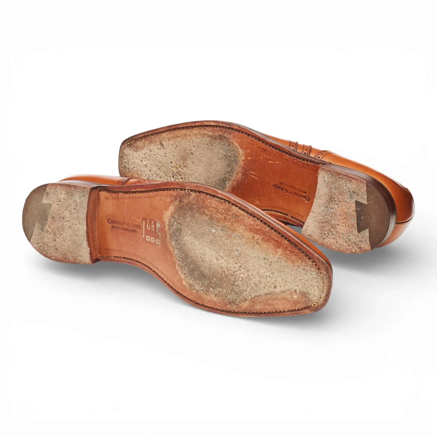 'Drummond' Tan Brown Leather Oxford Brogues UK 6 E - Image 5