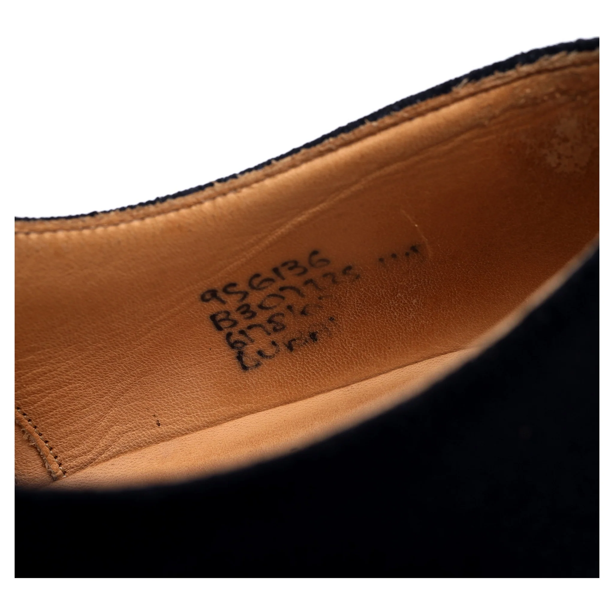 'Dubai' Navy Blue Suede Oxford UK 9.5 G - Image 7