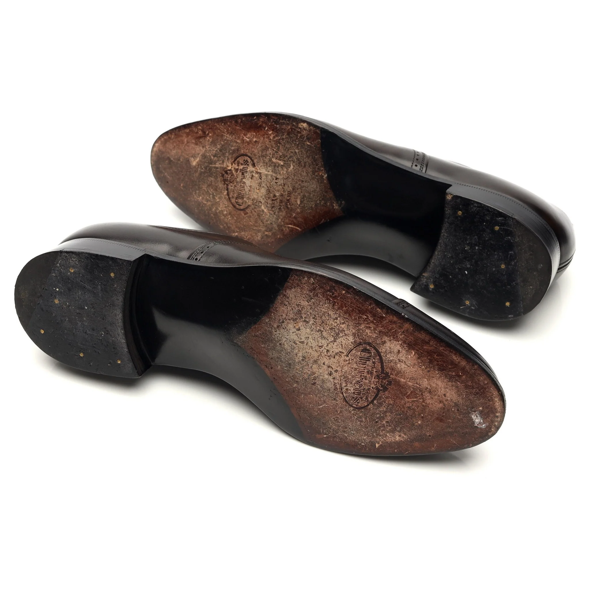 Royal Collection 'Duke' Dark Brown Leather Oxford Brogues UK 6.5 F - Image 5