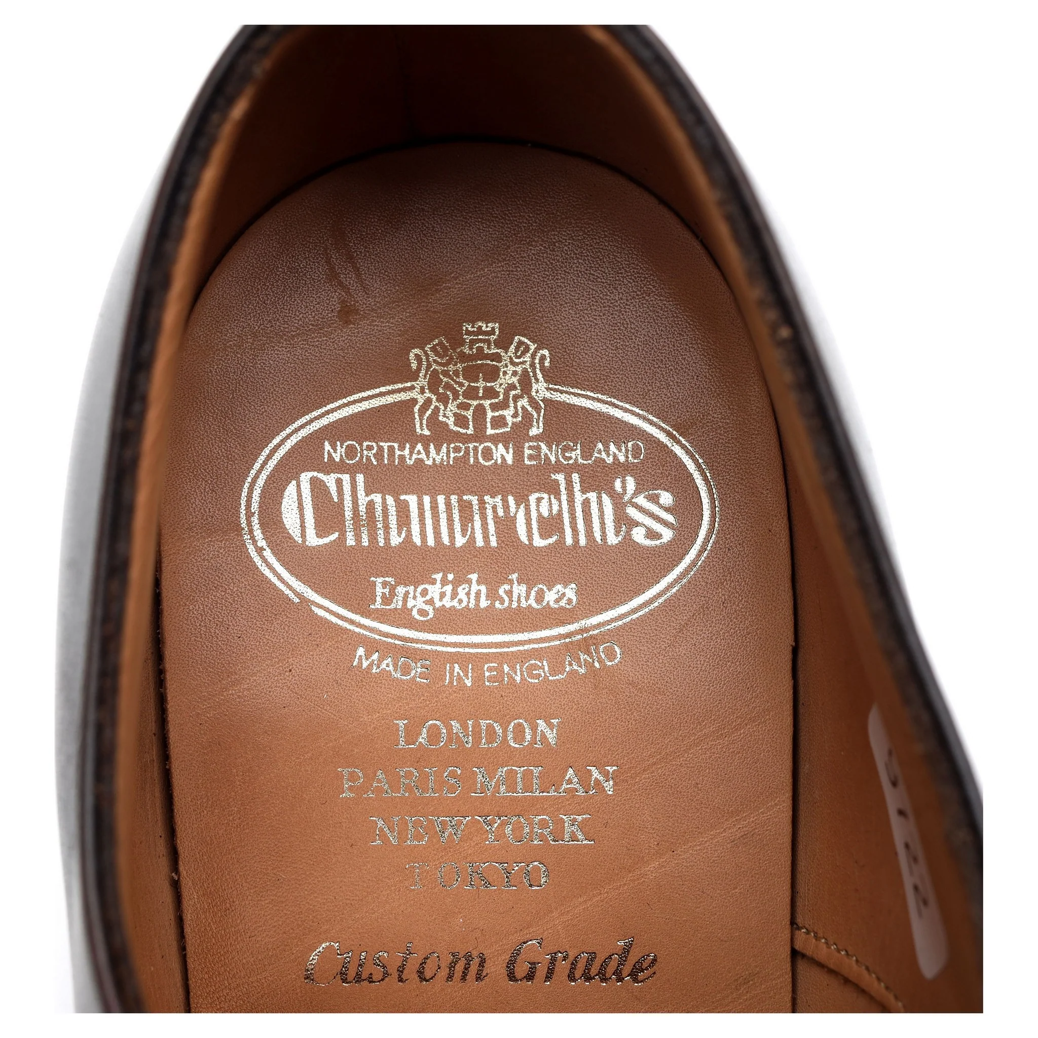 Royal Collection 'Duke' Dark Brown Leather Oxford Brogues UK 6.5 F - Image 6