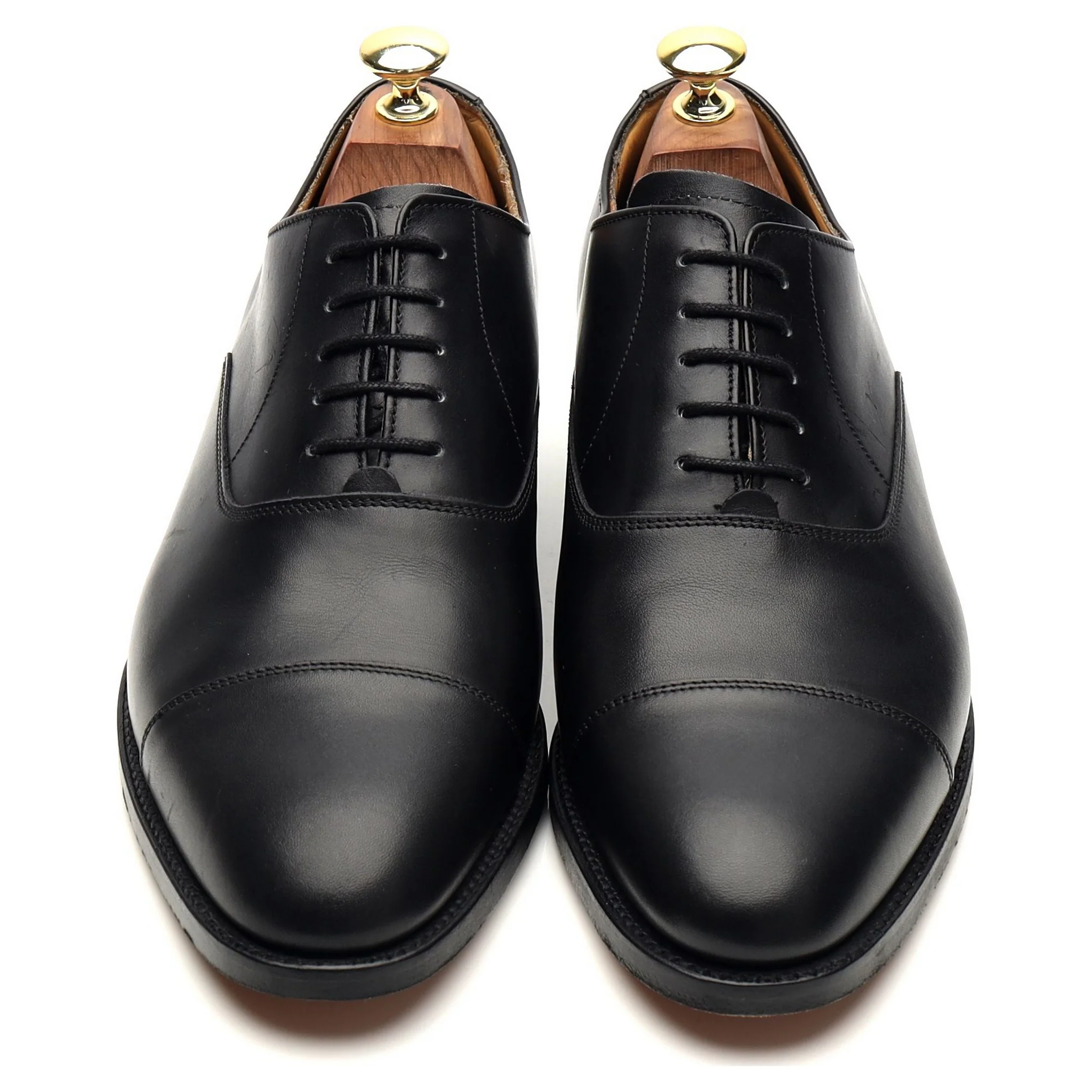 'Duxford' Black Leather Oxford UK 7.5 G - Image 2