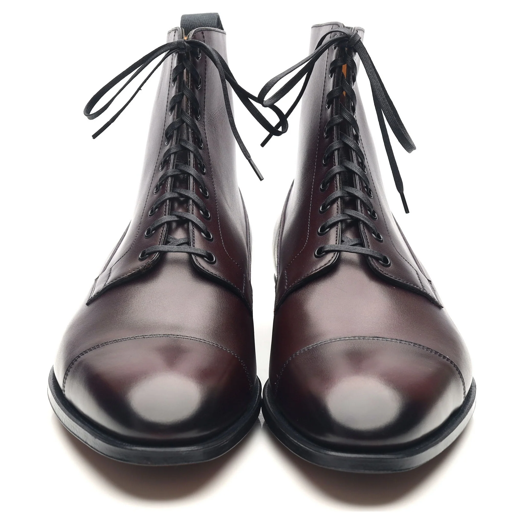 'Albion' Burgundy Leather Boots UK 8 E - Image 8