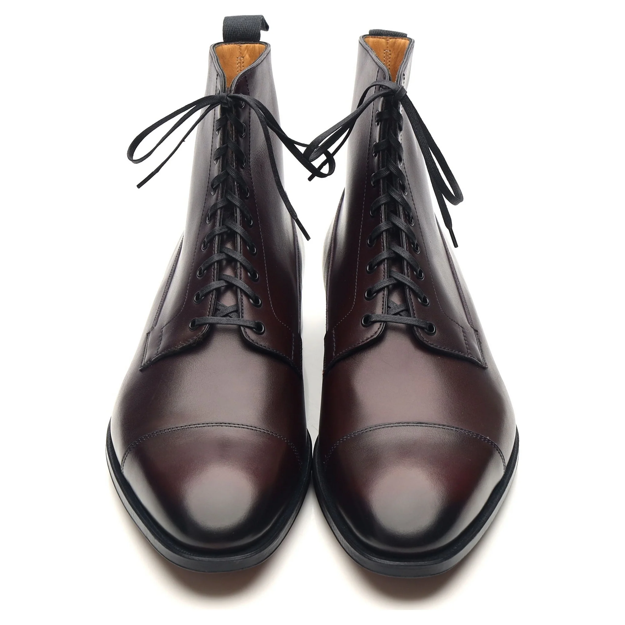'Albion' Burgundy Leather Boots UK 8 E - Image 9