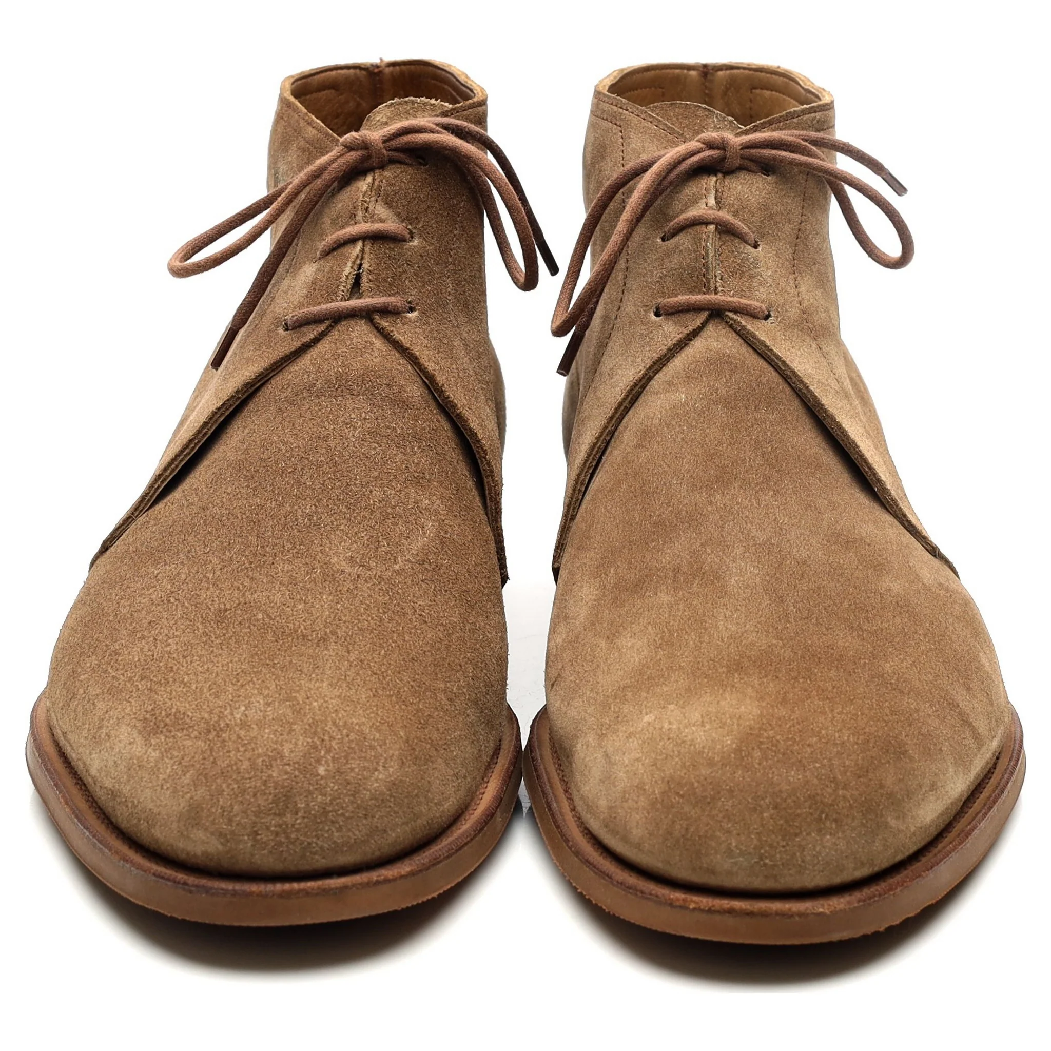 'Shanklin' Light Brown Suede Chukka Boots UK 9 E - Image 8