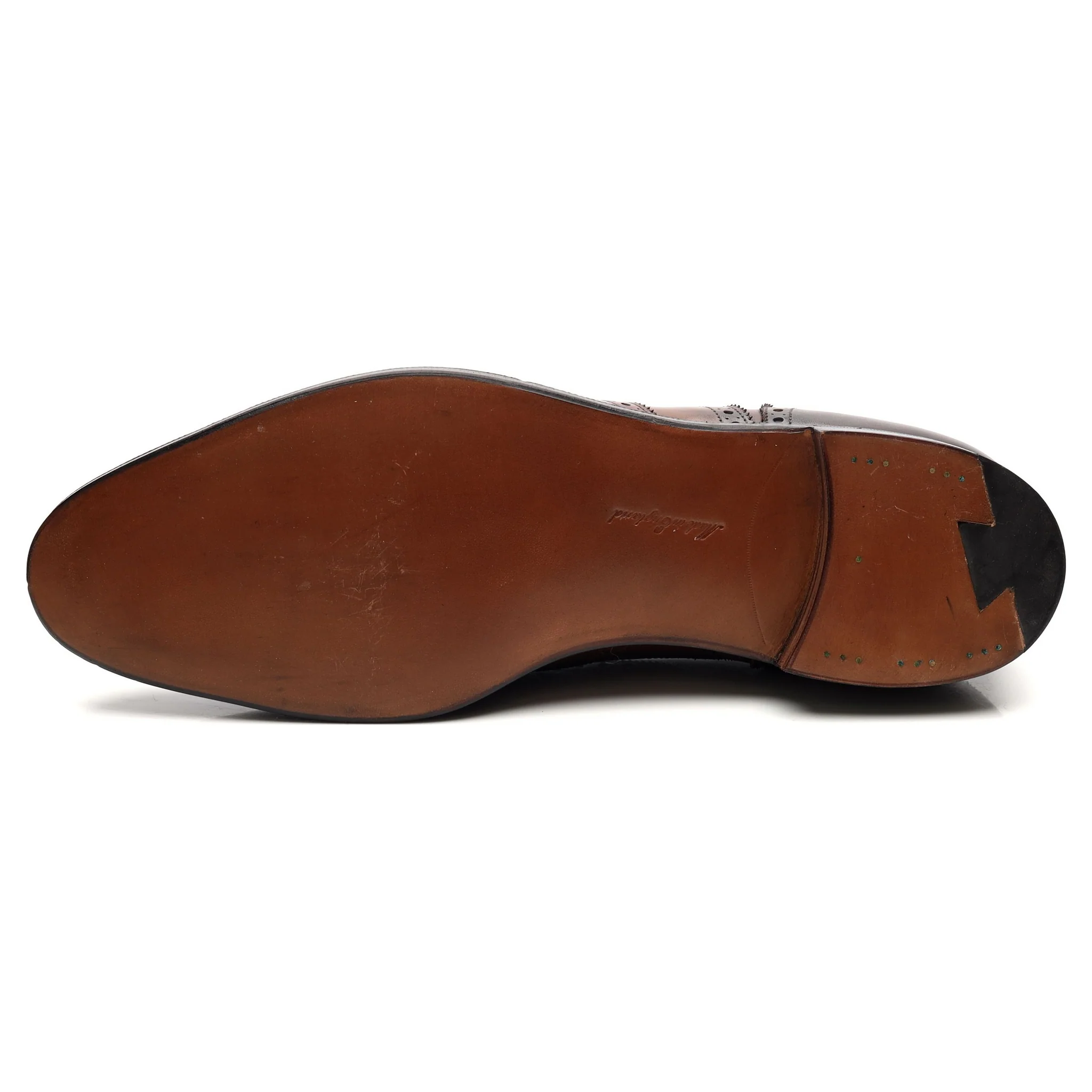 'Malvern' Brown Leather Brogues UK 11 D - Image 10