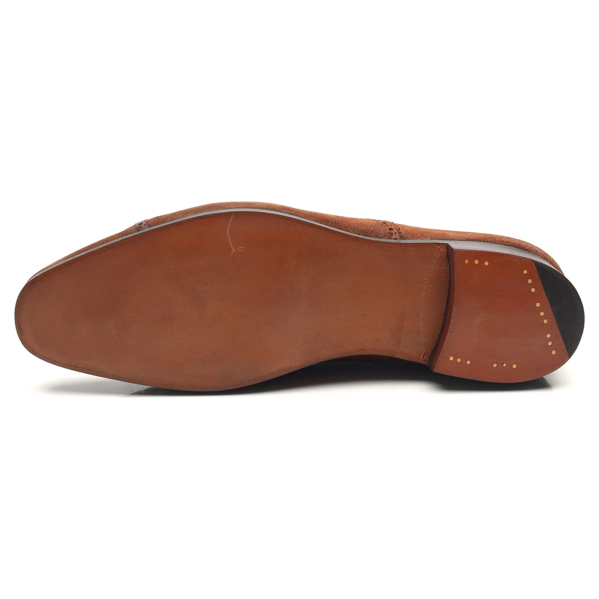 'Asquith' Brown Suede Oxford Semi Brogues UK 9.5 D - Image 10