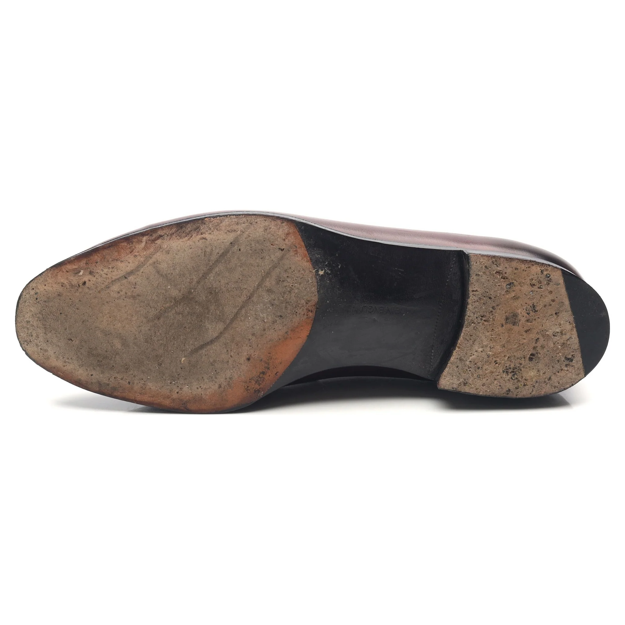 'Piccadilly' Burgundy Leather Loafers UK 10 E - Image 10