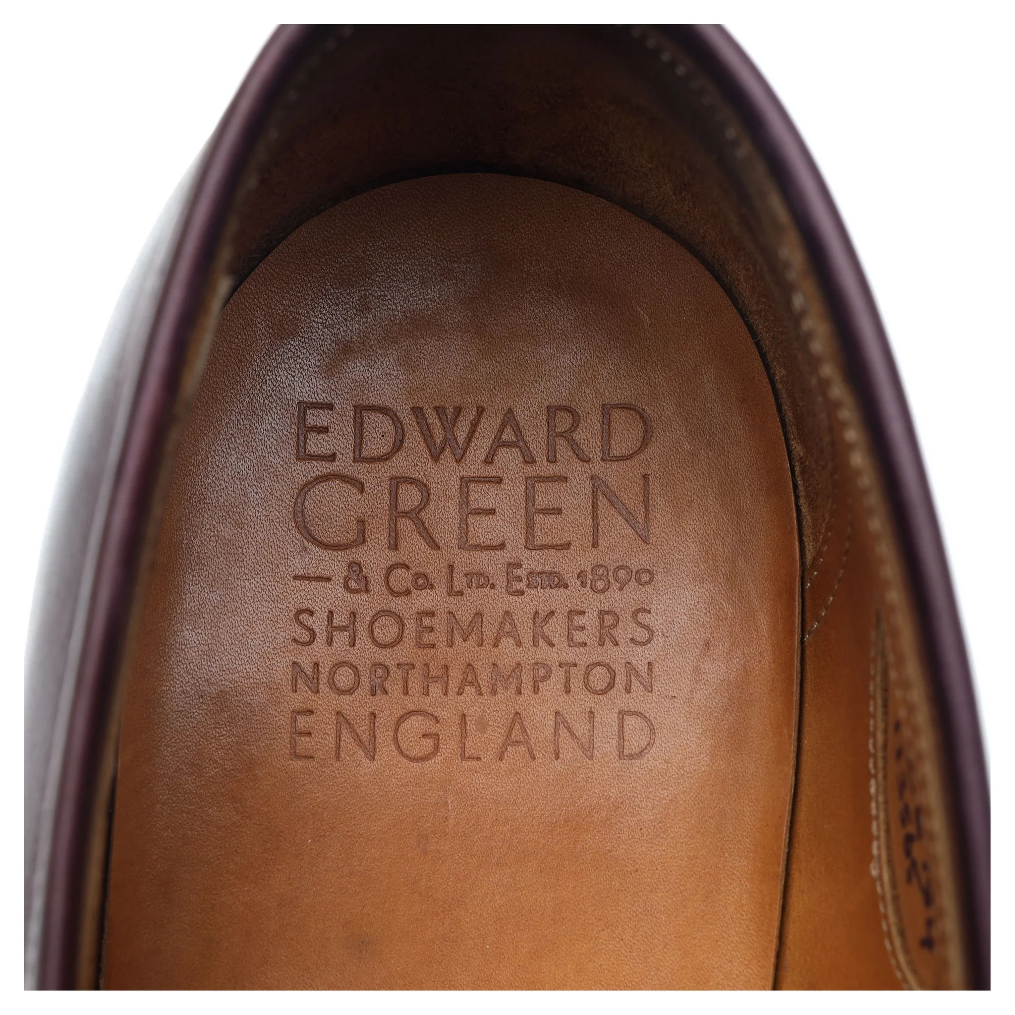 'Piccadilly' Burgundy Leather Loafers UK 10 E - Image 12