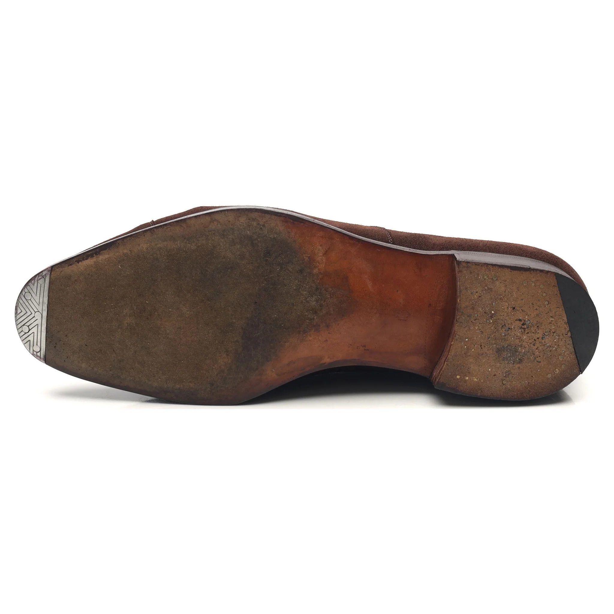 'Chelsea' Dark Brown Suede Oxford UK 9 E - Image 10