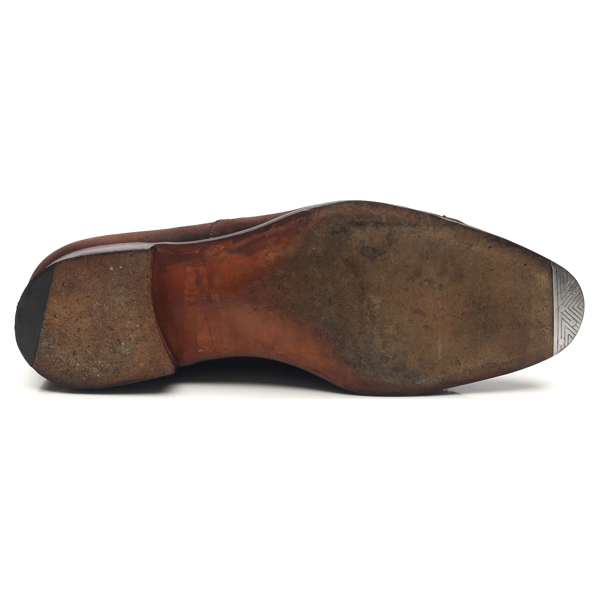 'Chelsea' Dark Brown Suede Oxford UK 9 E - Image 11