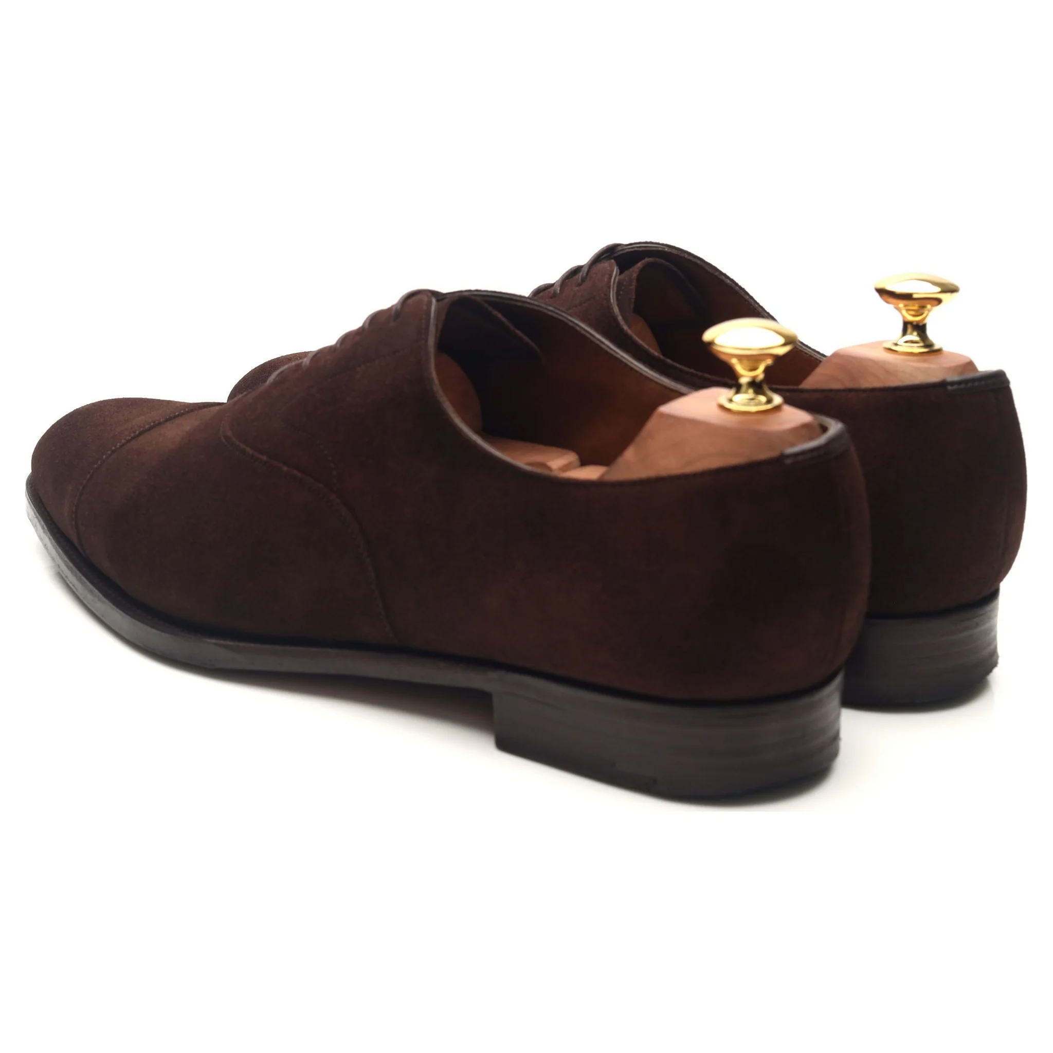 'Chelsea' Dark Brown Suede Oxford UK 9 E - Image 3