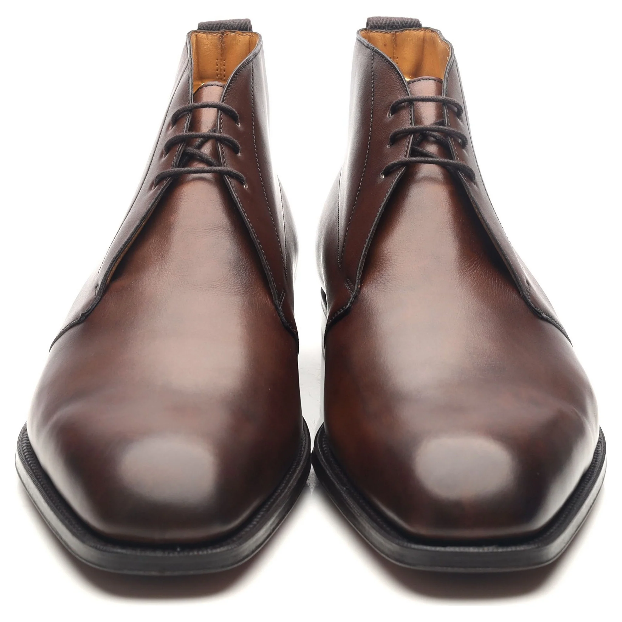 'Silverstone' Dark Brown Leather Chukka Boots UK 9 E - Image 8