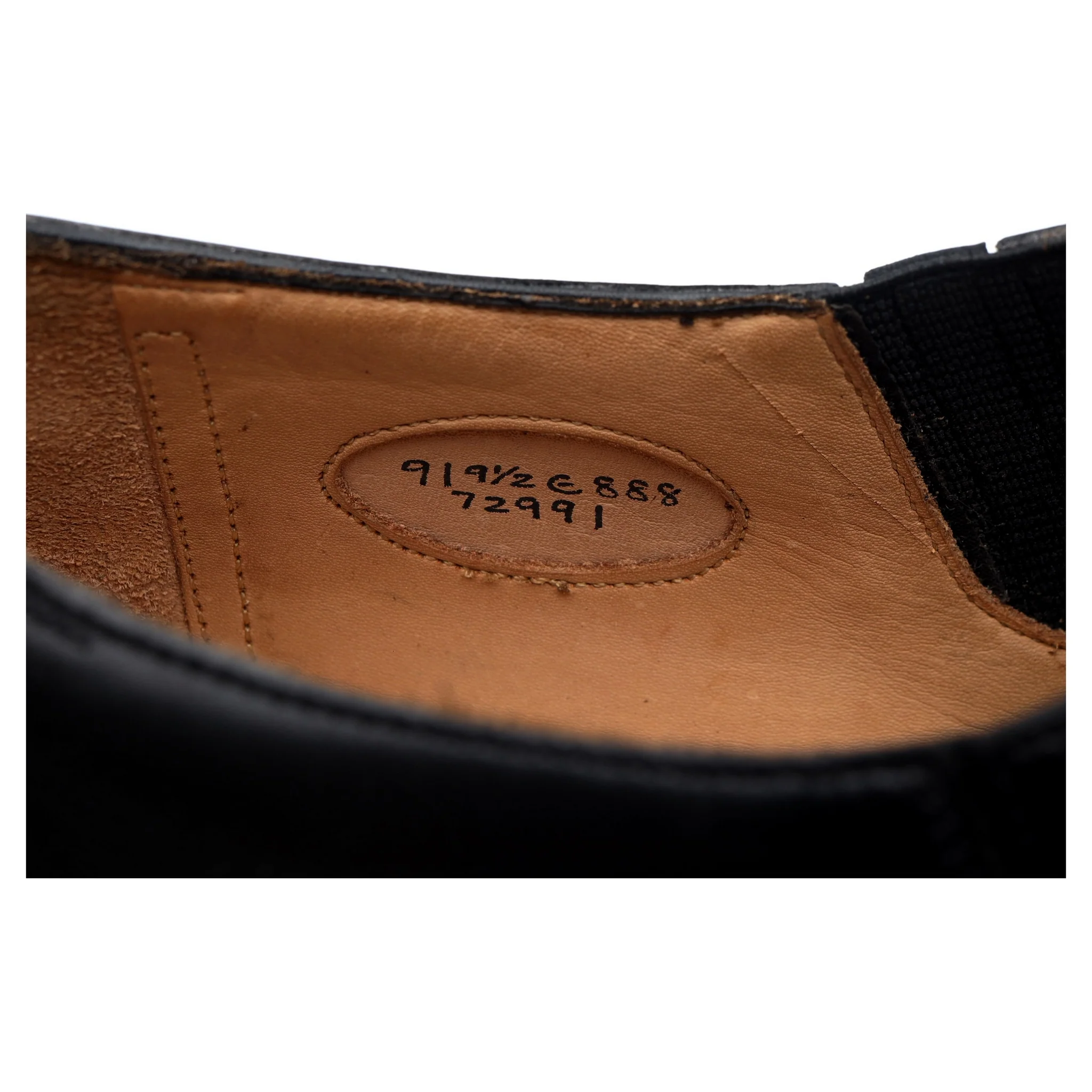 'Sulgrave' Black Leather Slip On Loafer UK 9 E - Image 13