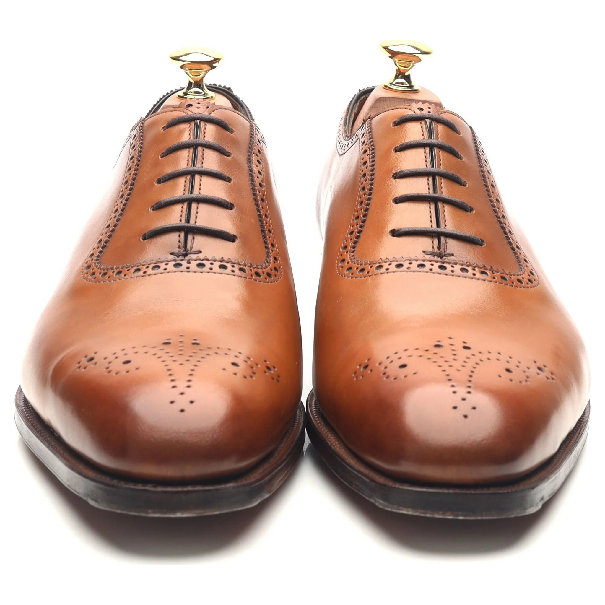'Walcot' Tan Brown Leather Oxford UK 9.5 E - Image 8