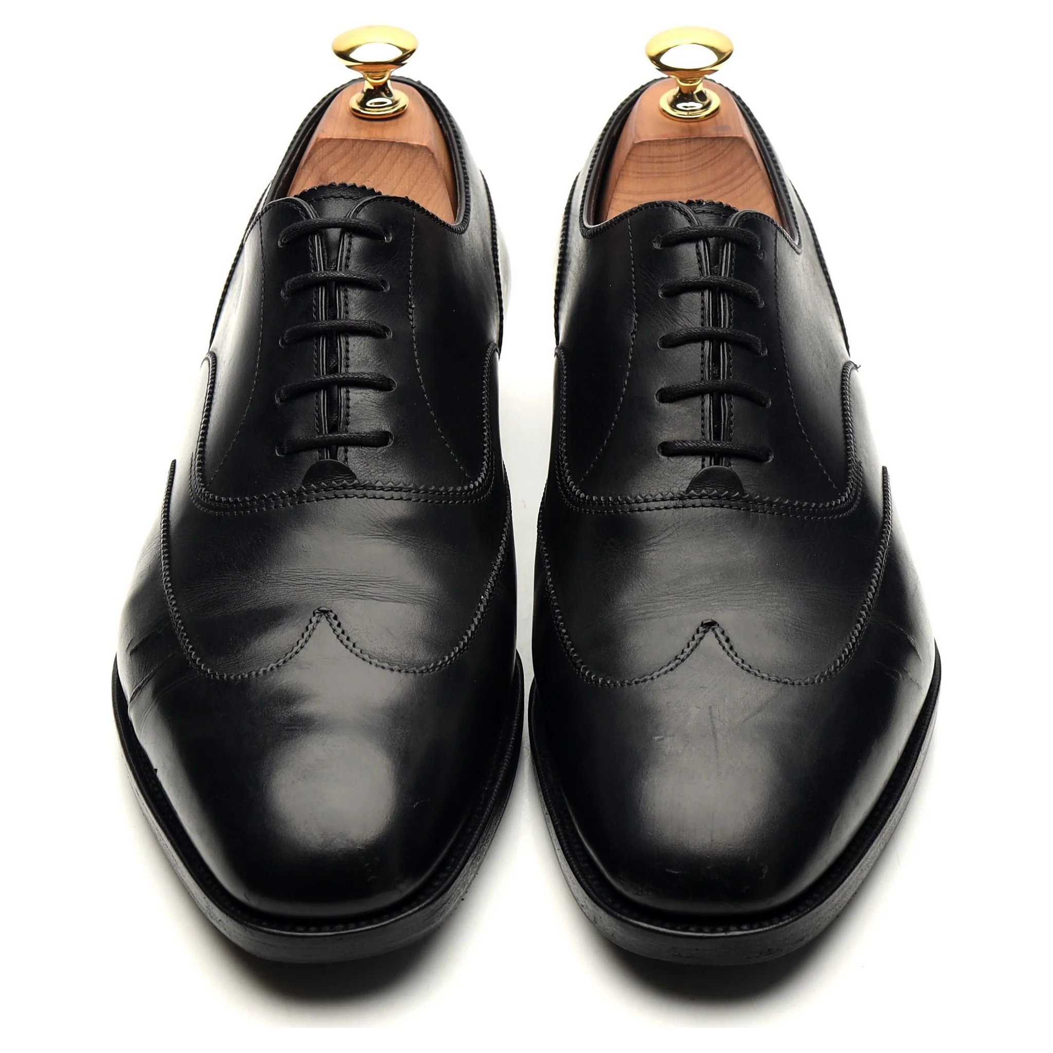 'Beaulieu' Black Leather Oxford UK 7 E - Image 10