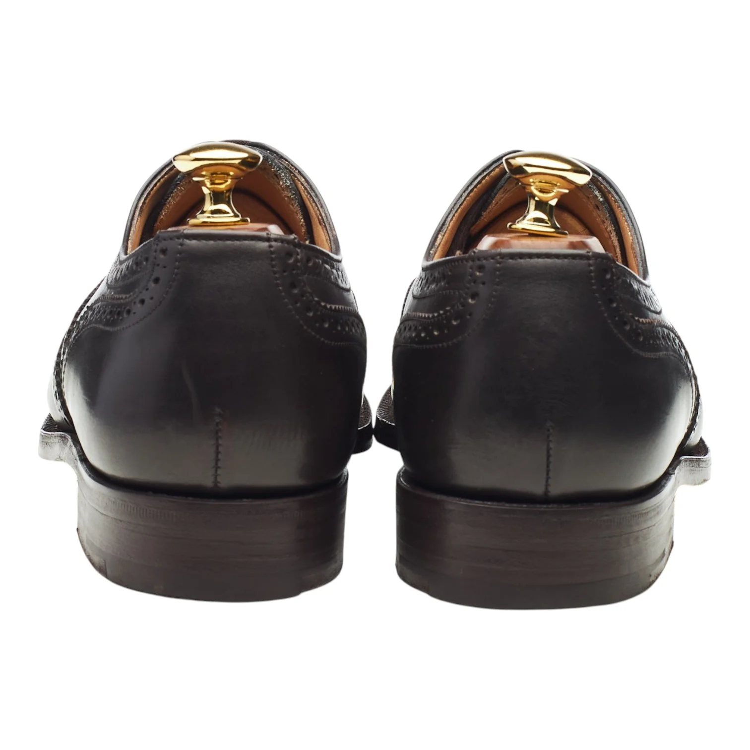 'Epsom' Dark Brown Leather Oxford Brogues UK 6.5 - Image 4