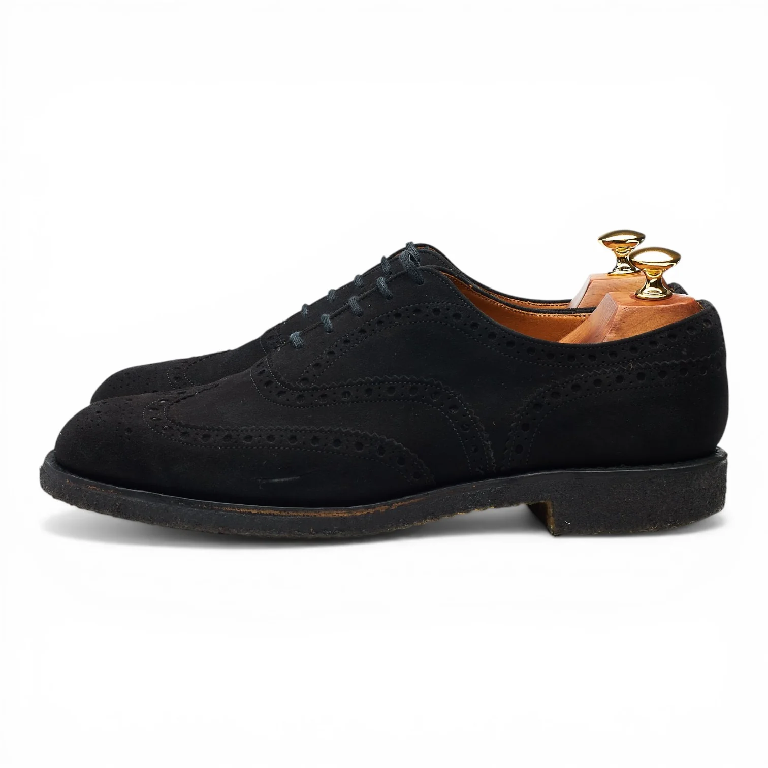 'Fairfield' Black Suede Oxford Brogues UK 9 F - Image 3