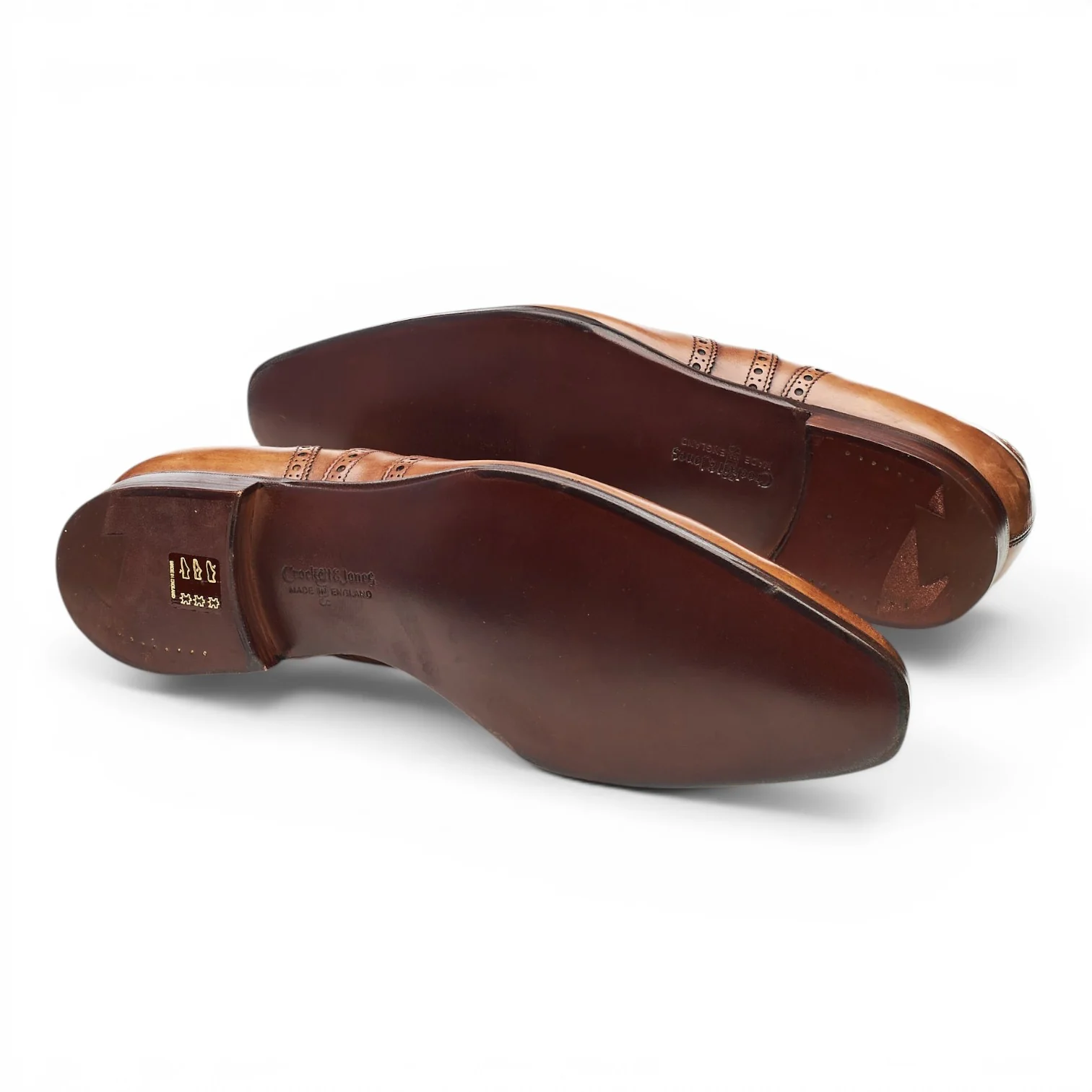 'Fairford' Tan Brown Leather Oxford Brogues UK 9.5 E - Image 5