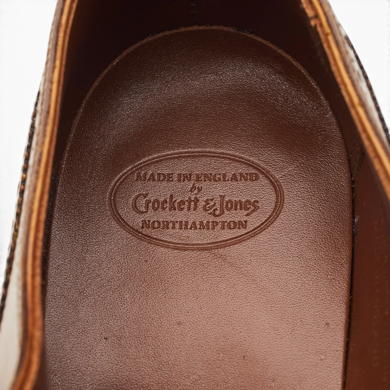 'Fairford' Tan Brown Leather Oxford Brogues UK 9.5 E - Image 6