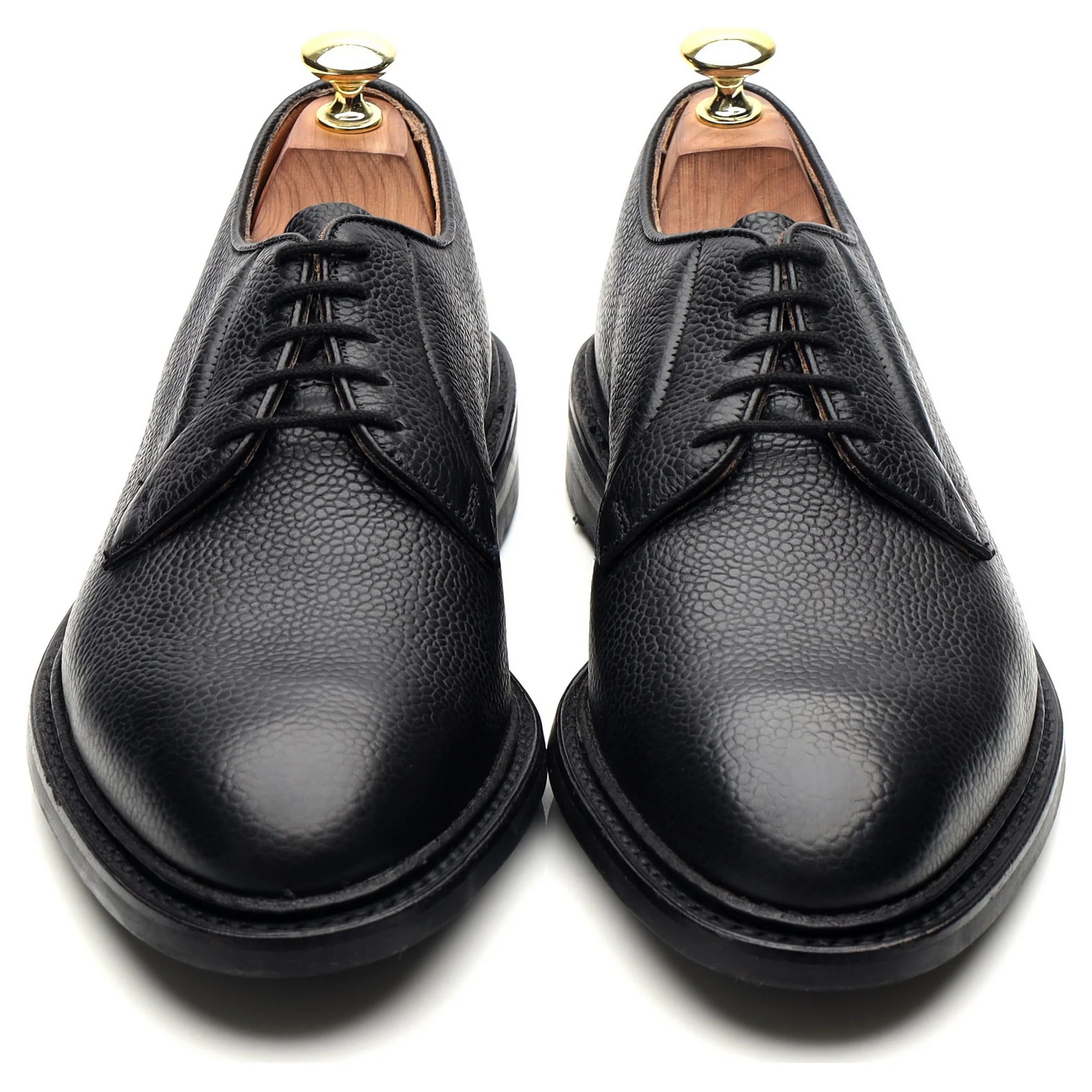 'Fenwick' Black Leather Derby UK 7 - Image 9