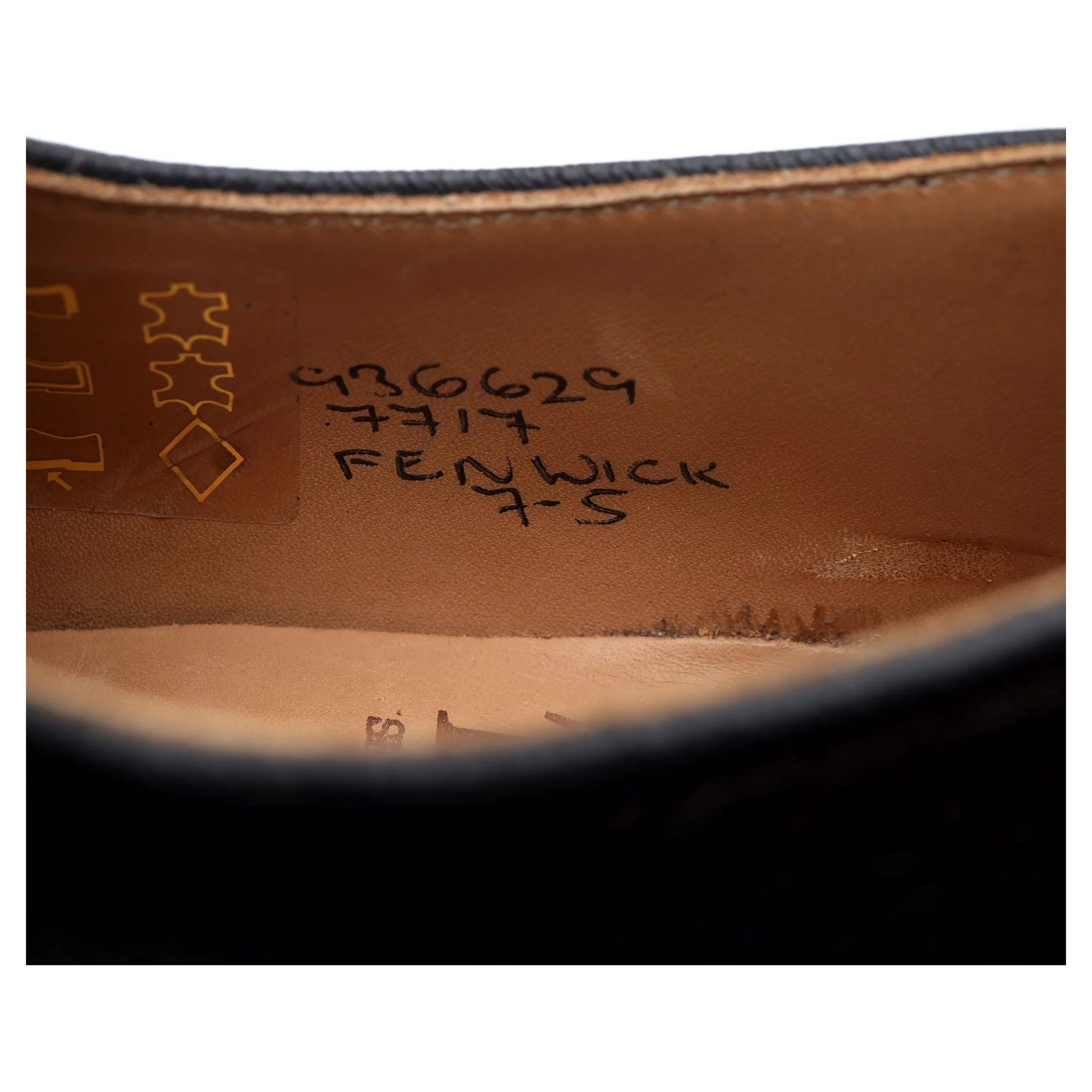 'Fenwick' Dark Brown Leather Derby UK 7 - Image 13