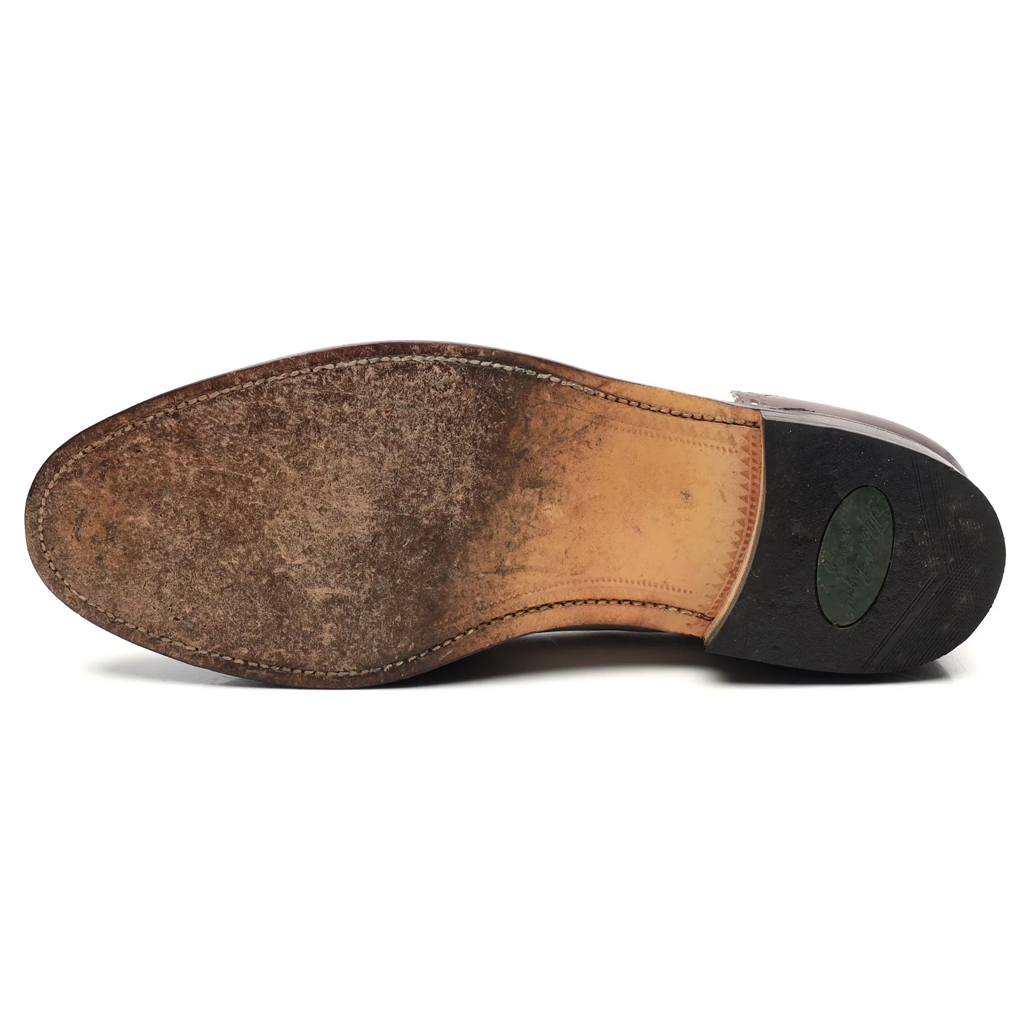 'Fitzgerald' Dark Brown Brown White Leather Spectator Brogues UK 9 FX - Image 10