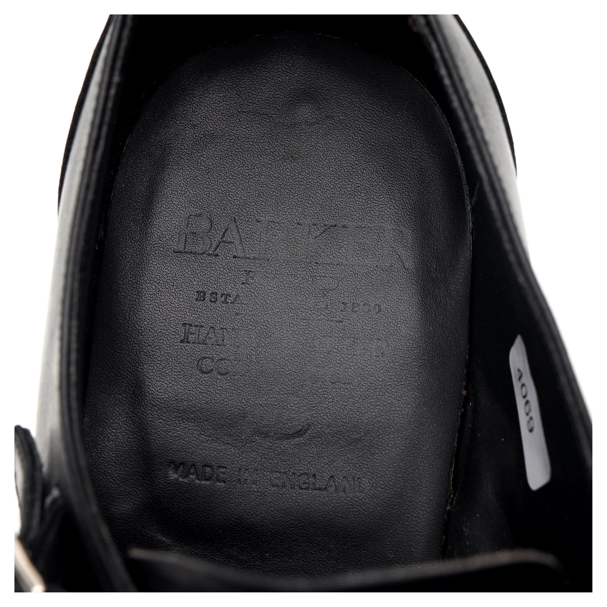 'Fleet' Black Leather Double Monk Strap UK 10.5 F - Image 12