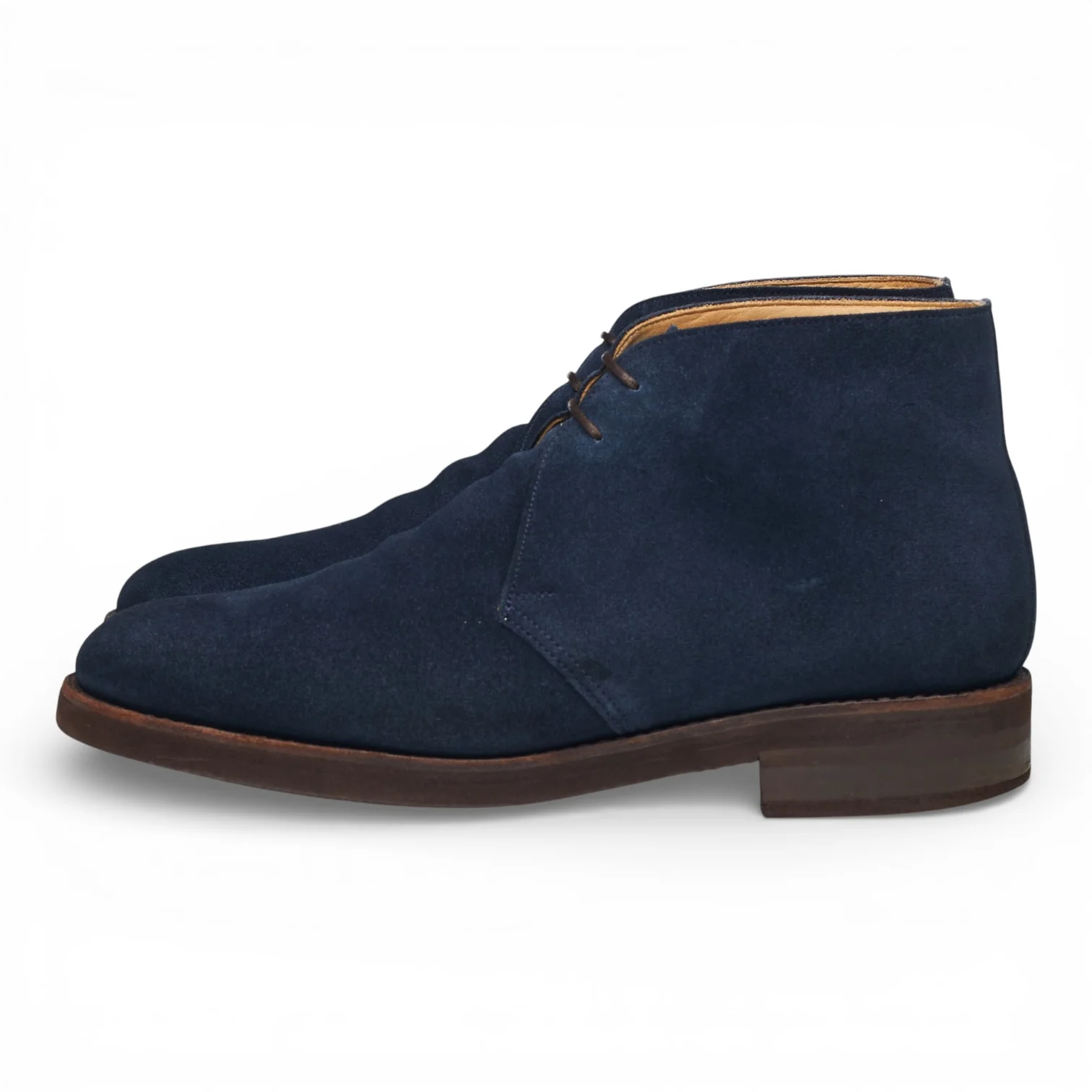 Foster & Son 'Studley' Navy Blue Suede Chukka Boots UK 7.5 E - Image 3