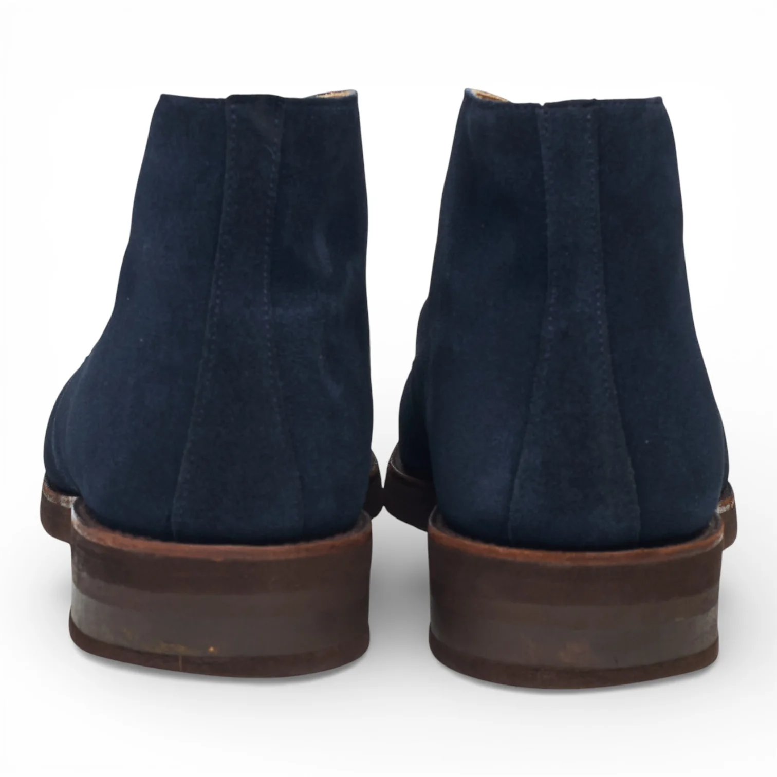 Foster & Son 'Studley' Navy Blue Suede Chukka Boots UK 7.5 E - Image 4