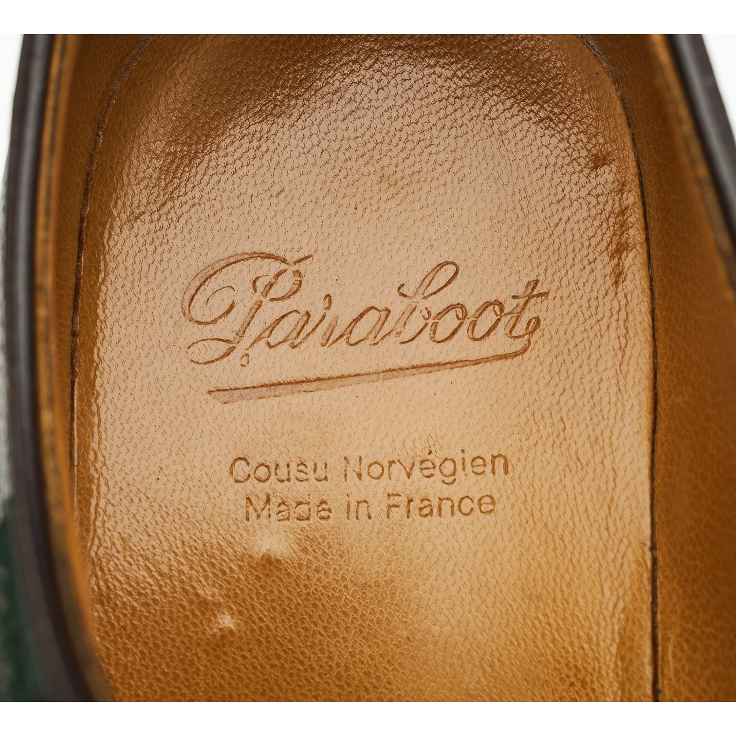 'Frenaye' Dark Brown Grain Leather Derby UK 8 - Image 6