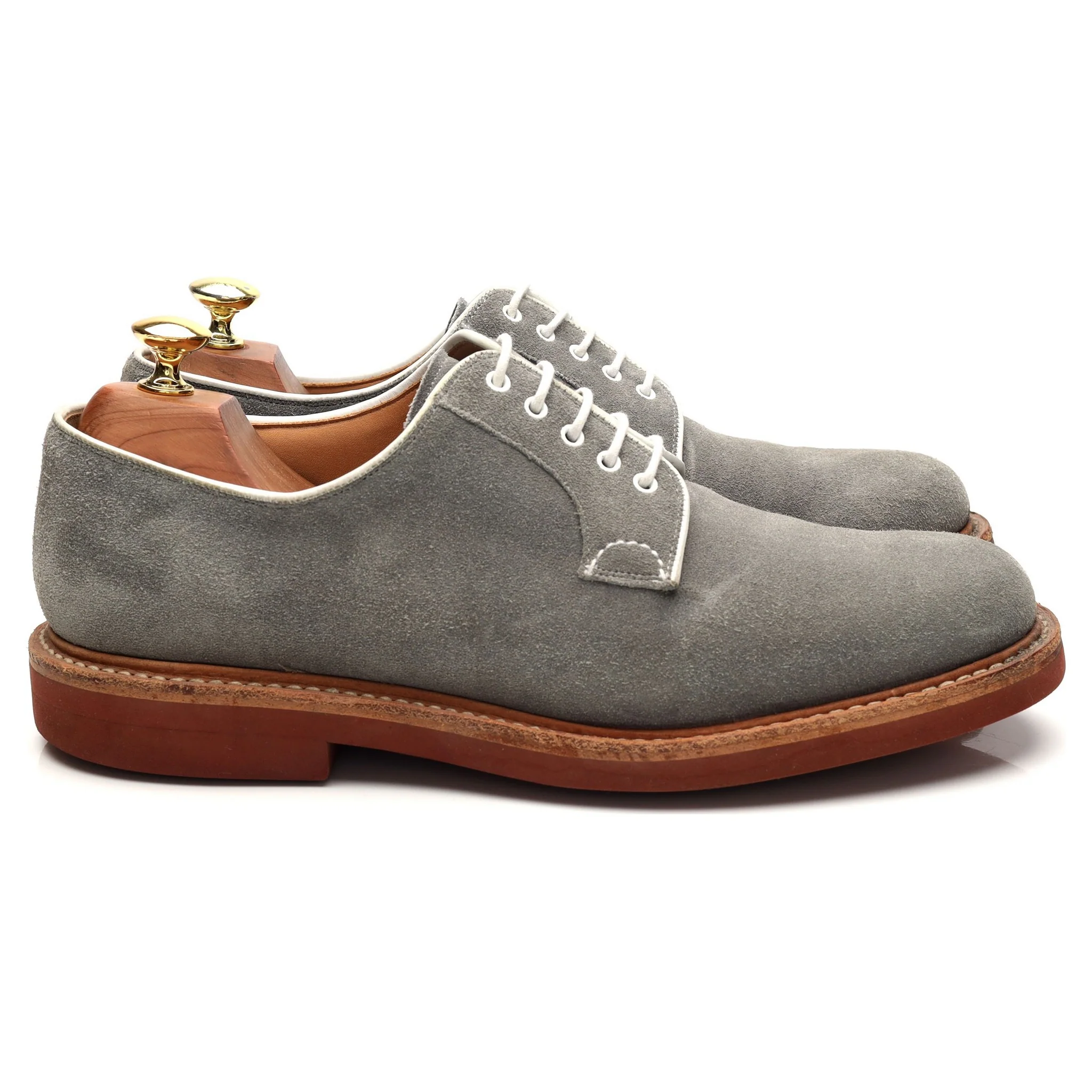 'Fulbeck' Grey Suede Derby UK 8 F