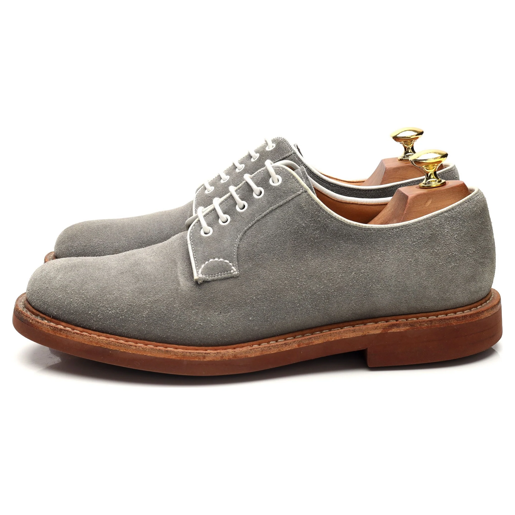 'Fulbeck' Grey Suede Derby UK 8 F - Image 3